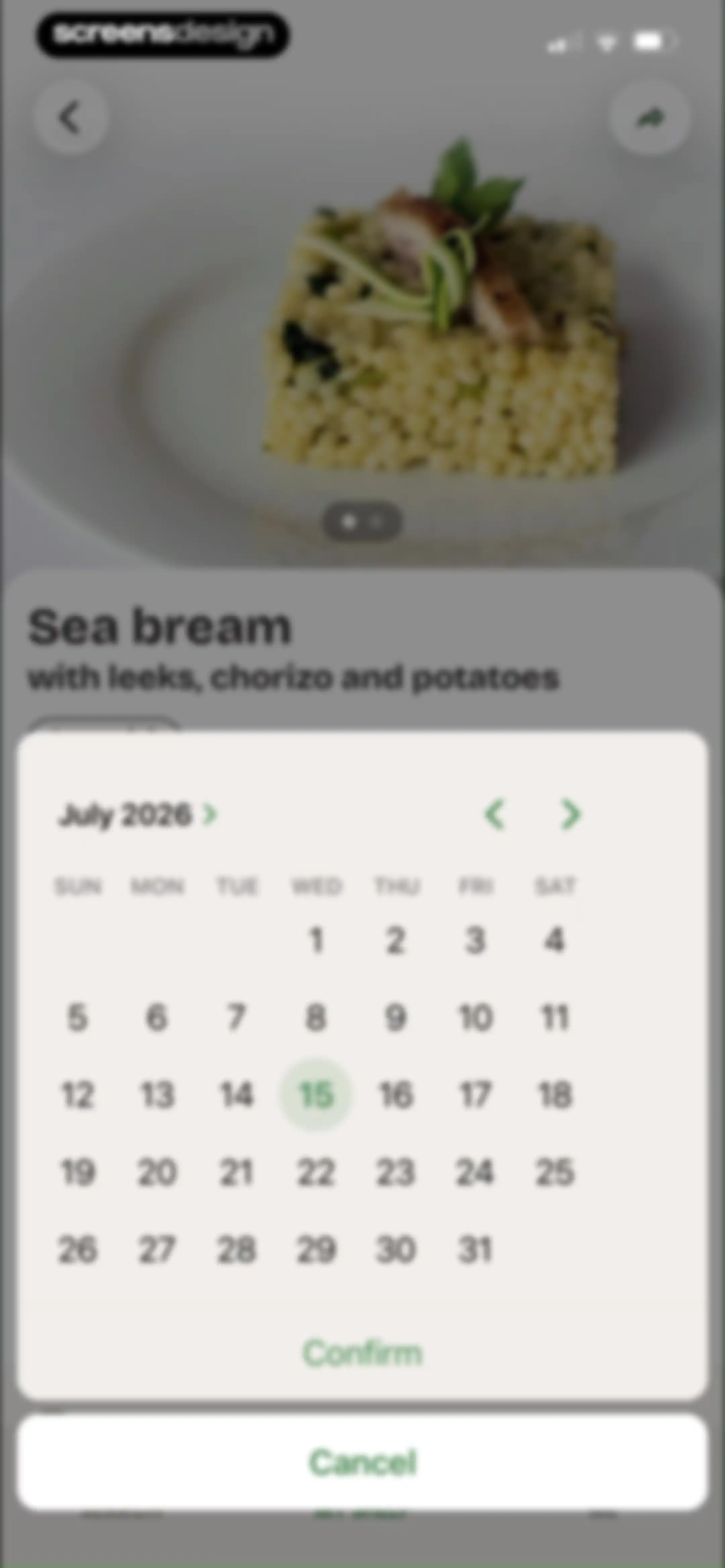 CookShelf: Search Cookbooks screen 56