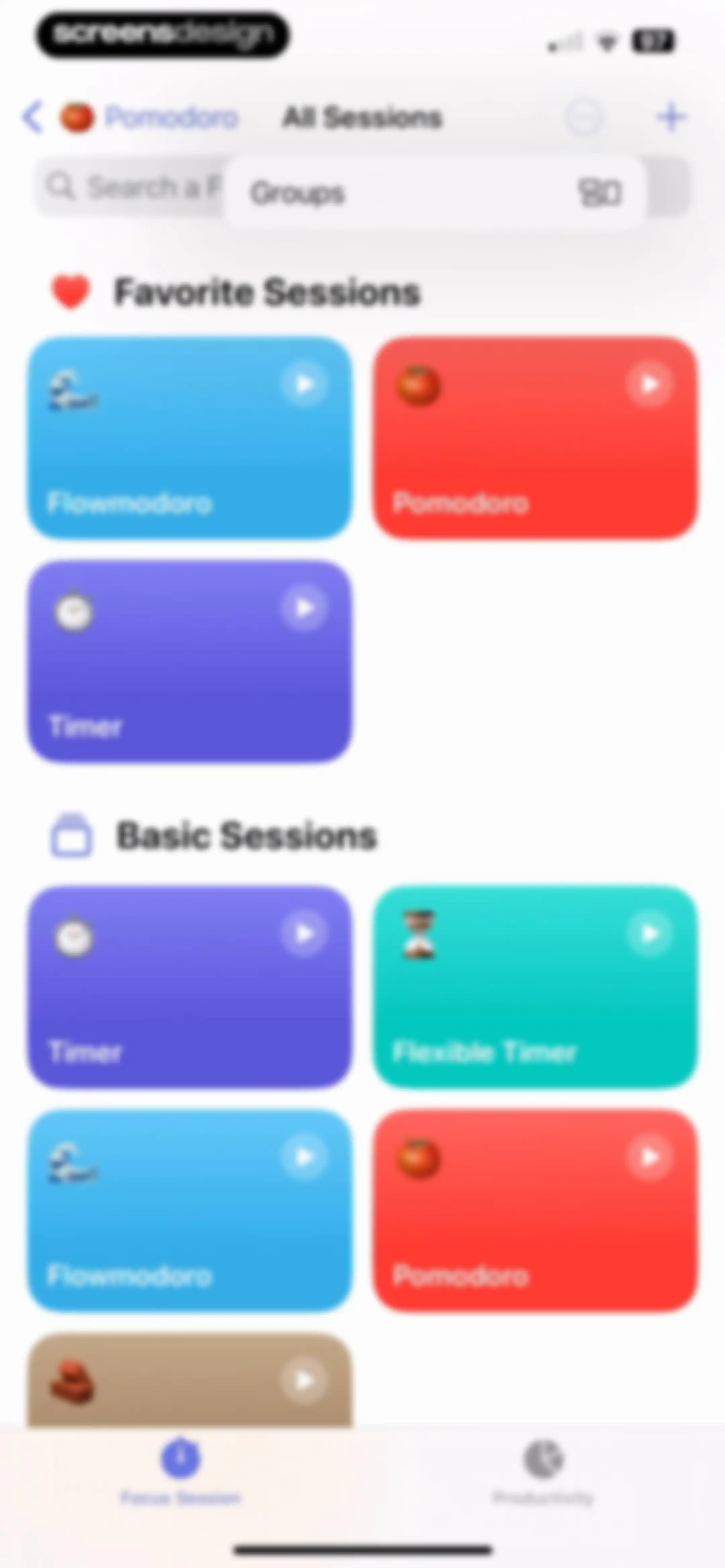 Focused Work - Pomodoro Timer screen 87