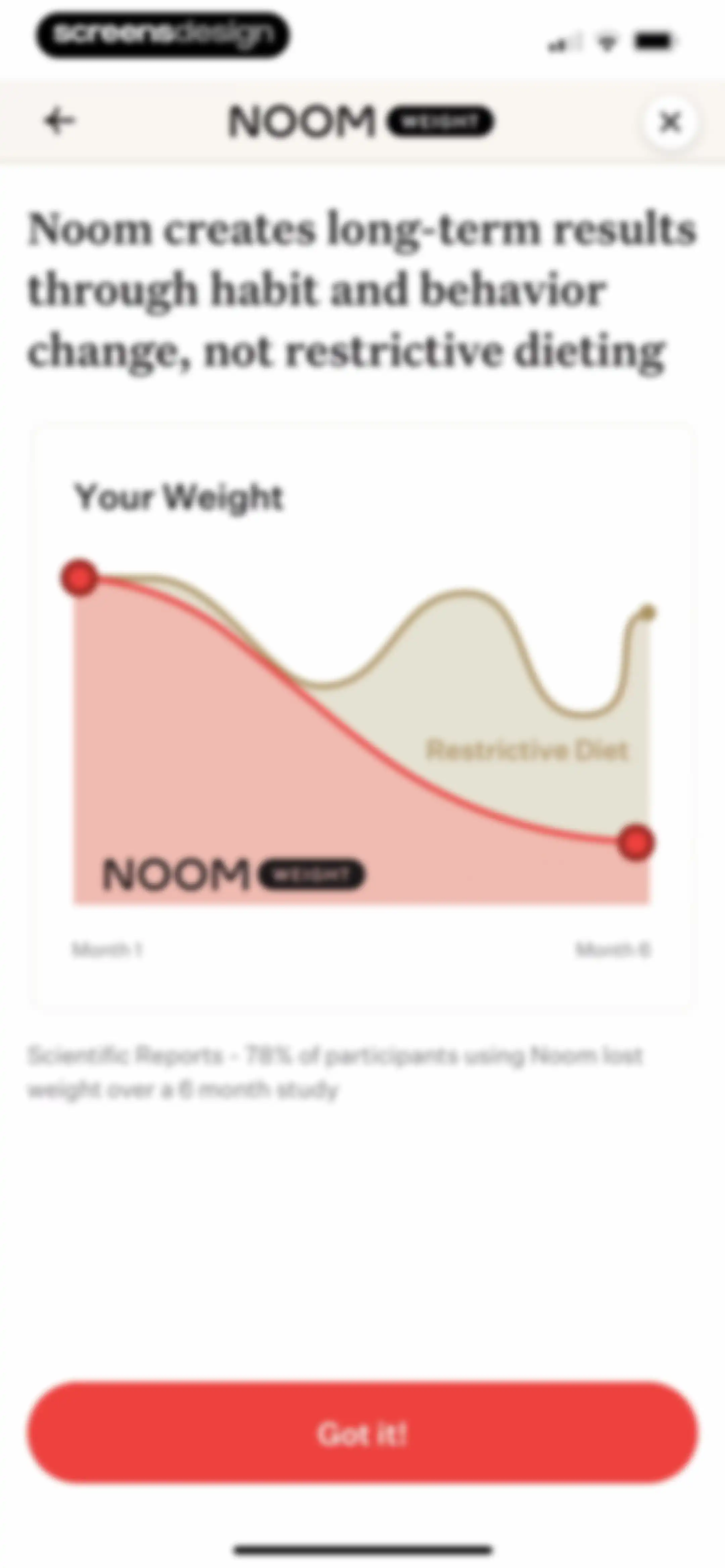 Noom Weight Loss, Food Tracker screen 27