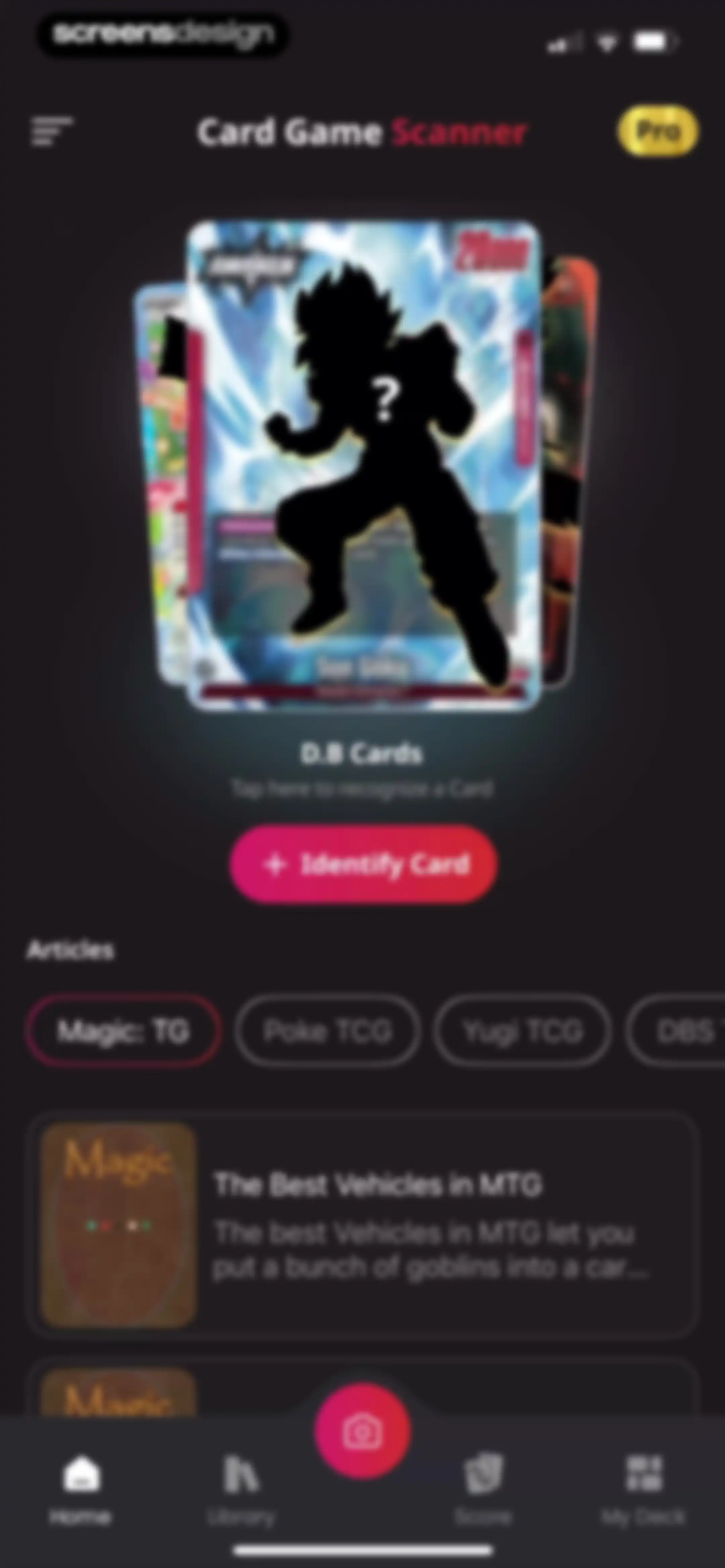 TCG Card Identifier Value screen 11