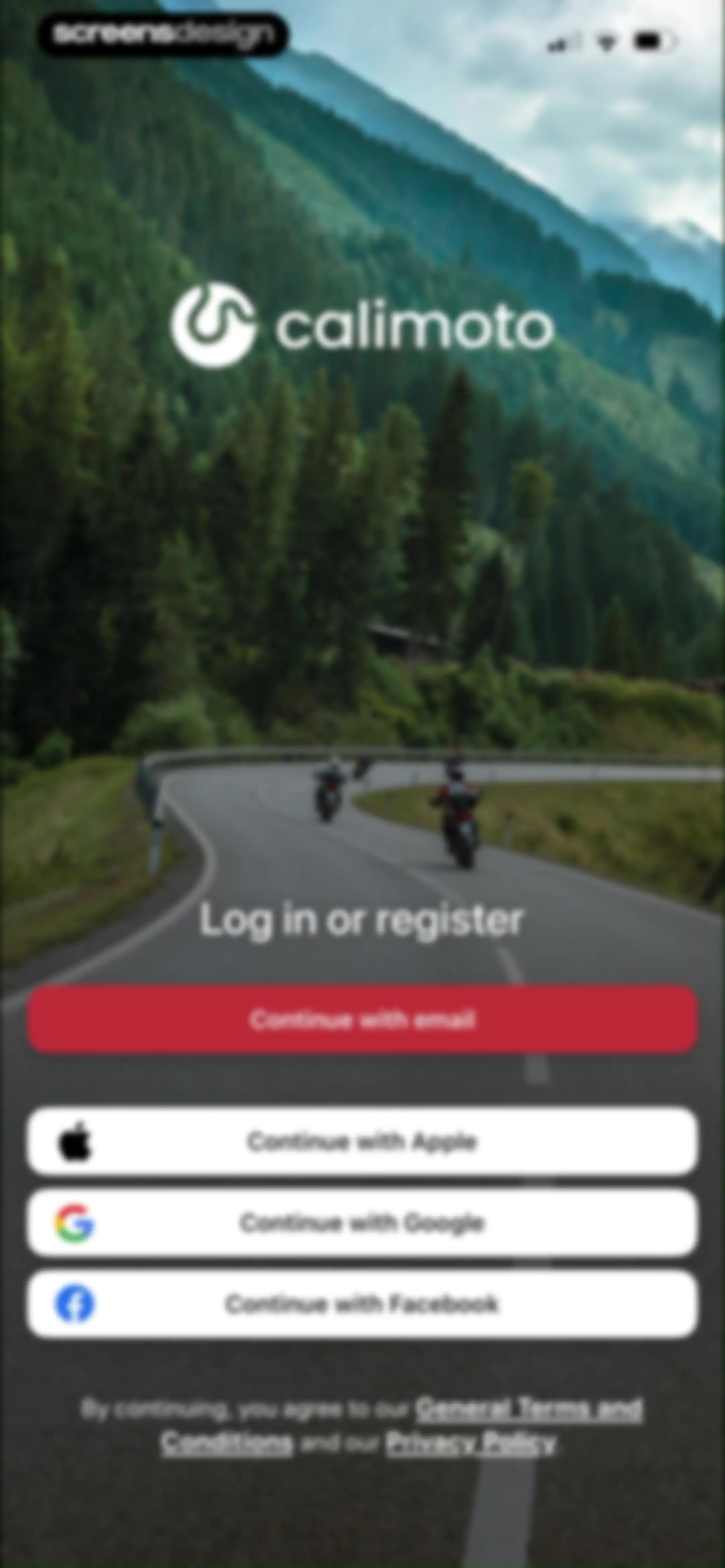 calimoto Motorcycle Navigation screen 2