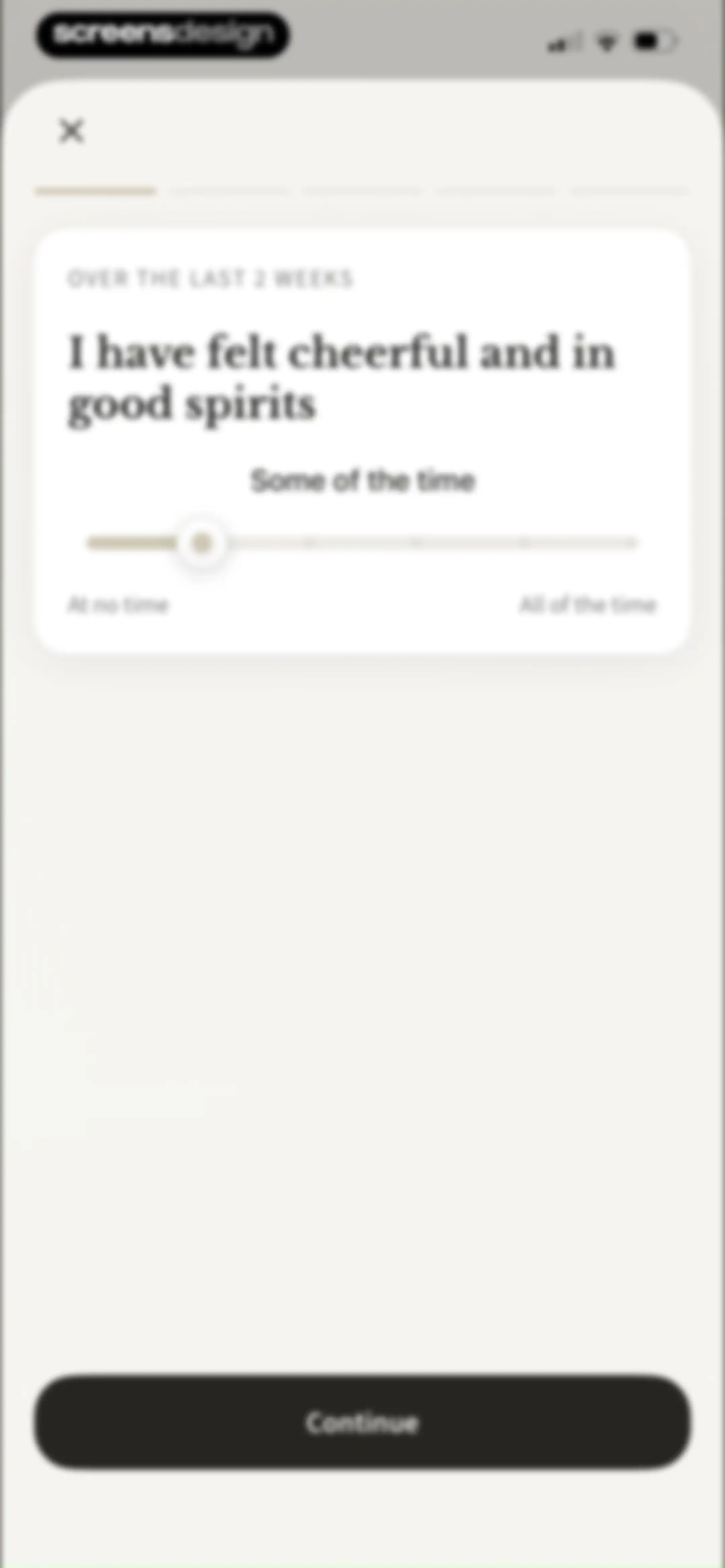 Sonia: AI for Mental Health screen 14