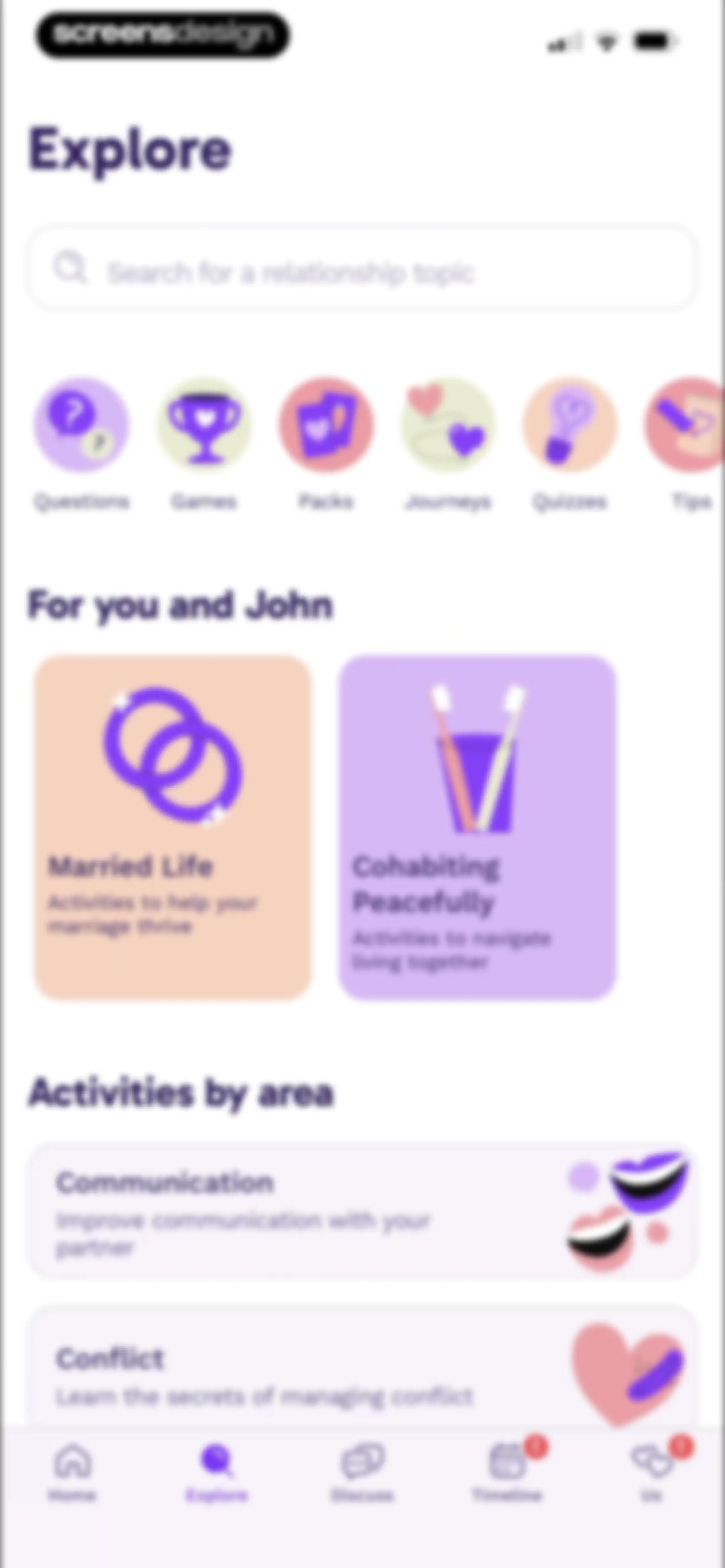 Paired: Couples & Relationship screen 85