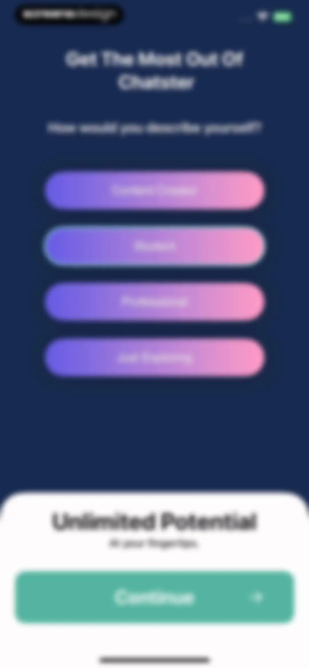 AI Assistant: Images & Writing screen 2