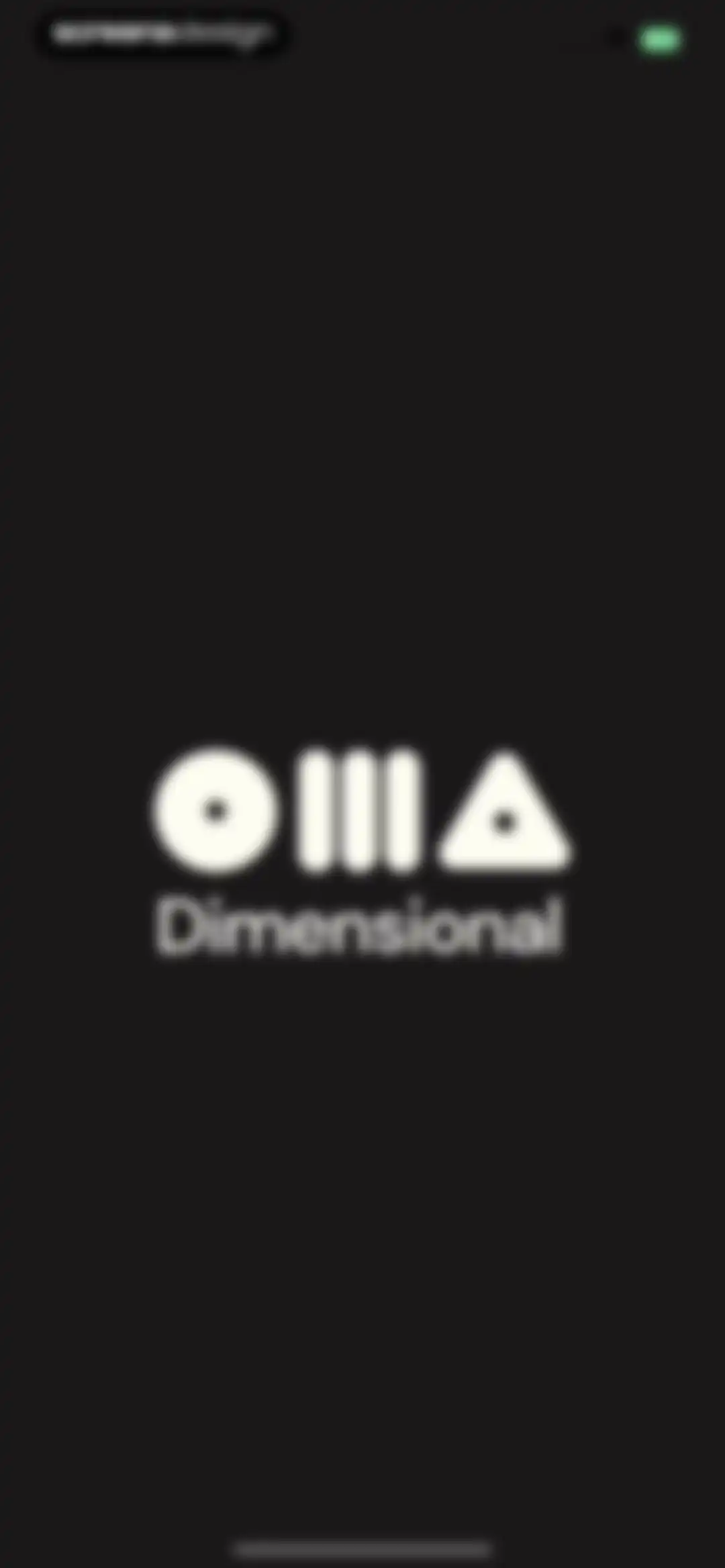 Dimensional: Personality Test screen 1