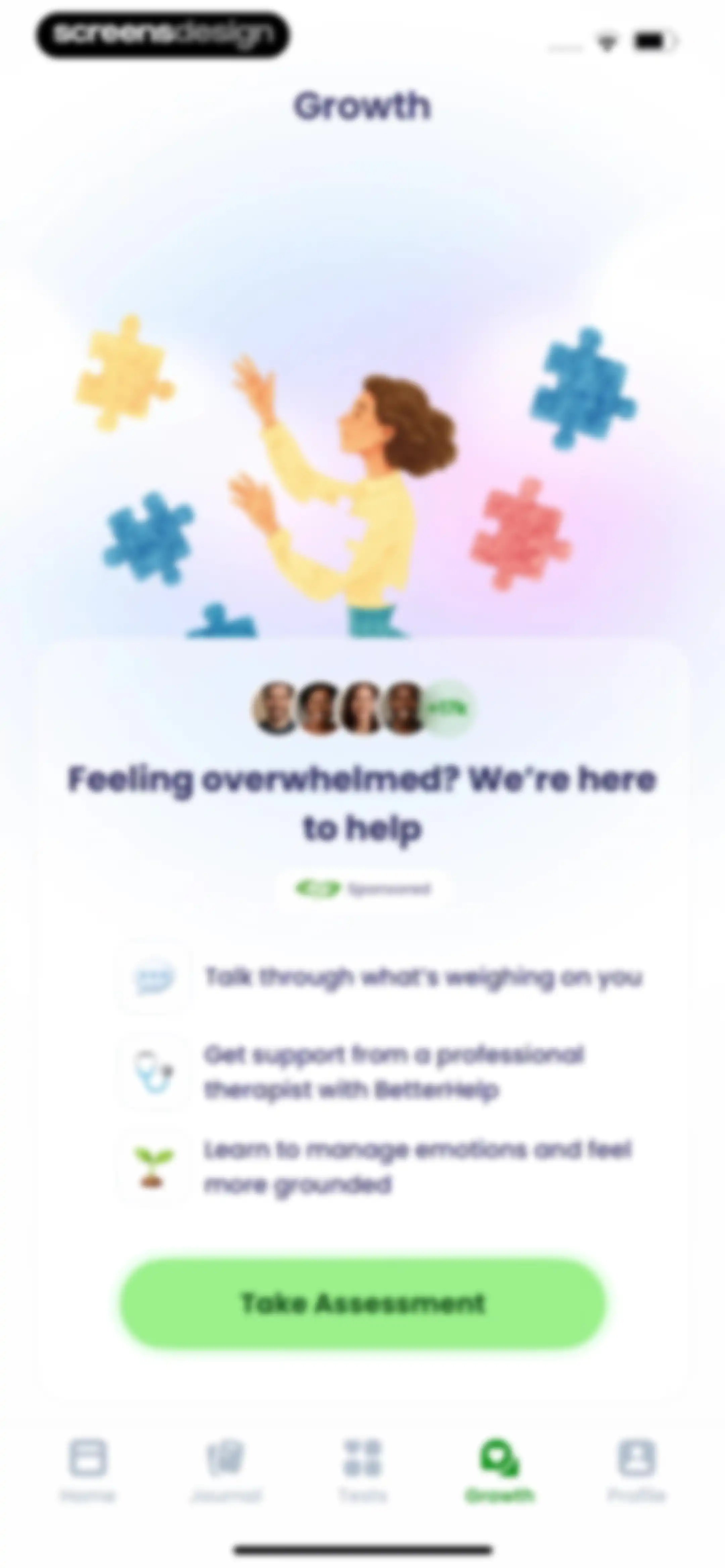 Breeze: Start Self-Discovery screen 111