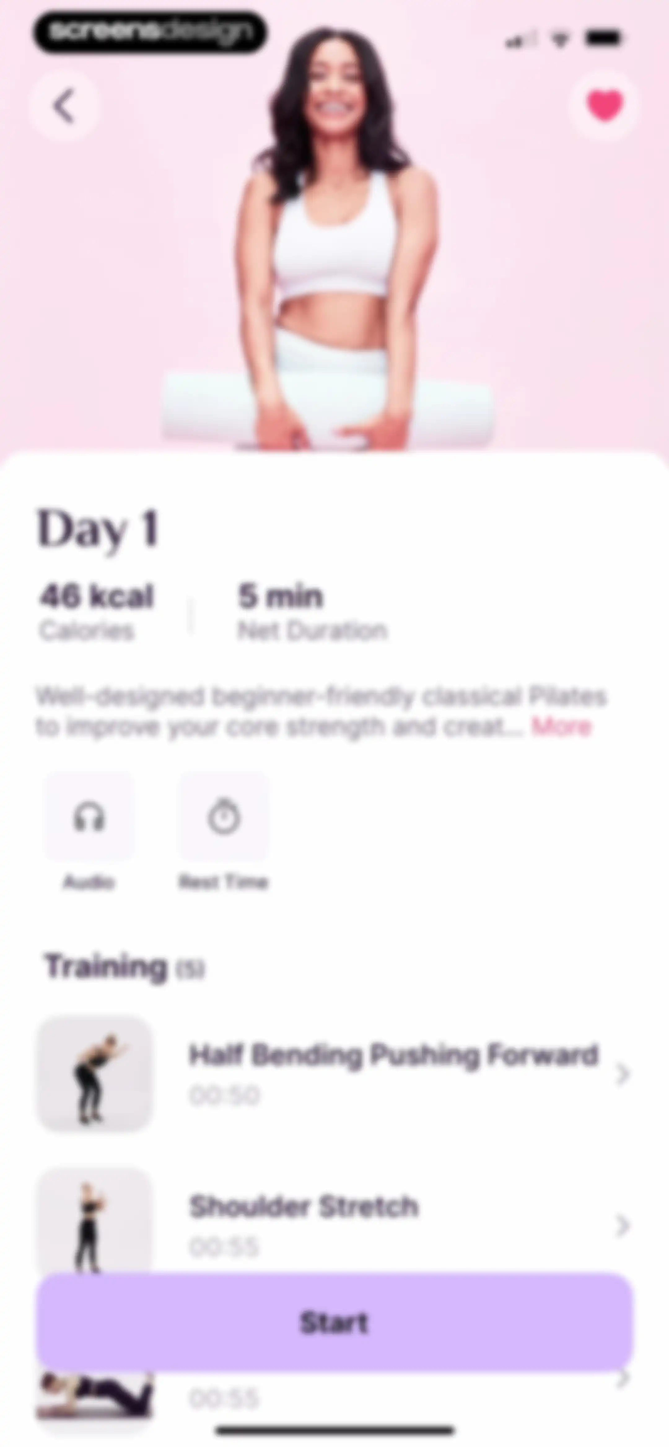 Pilates at Home, Wall Pilates screen 125
