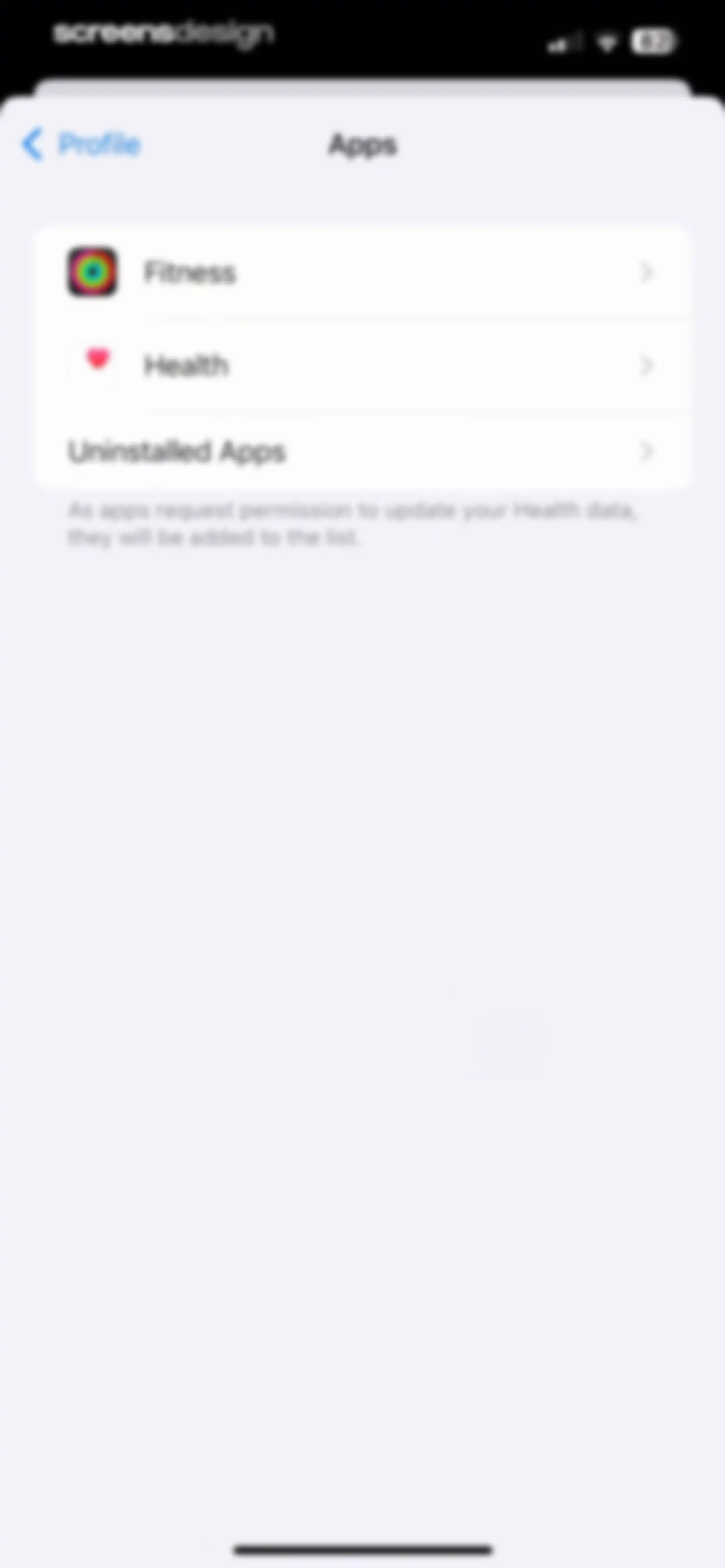 Apple Health screen 187