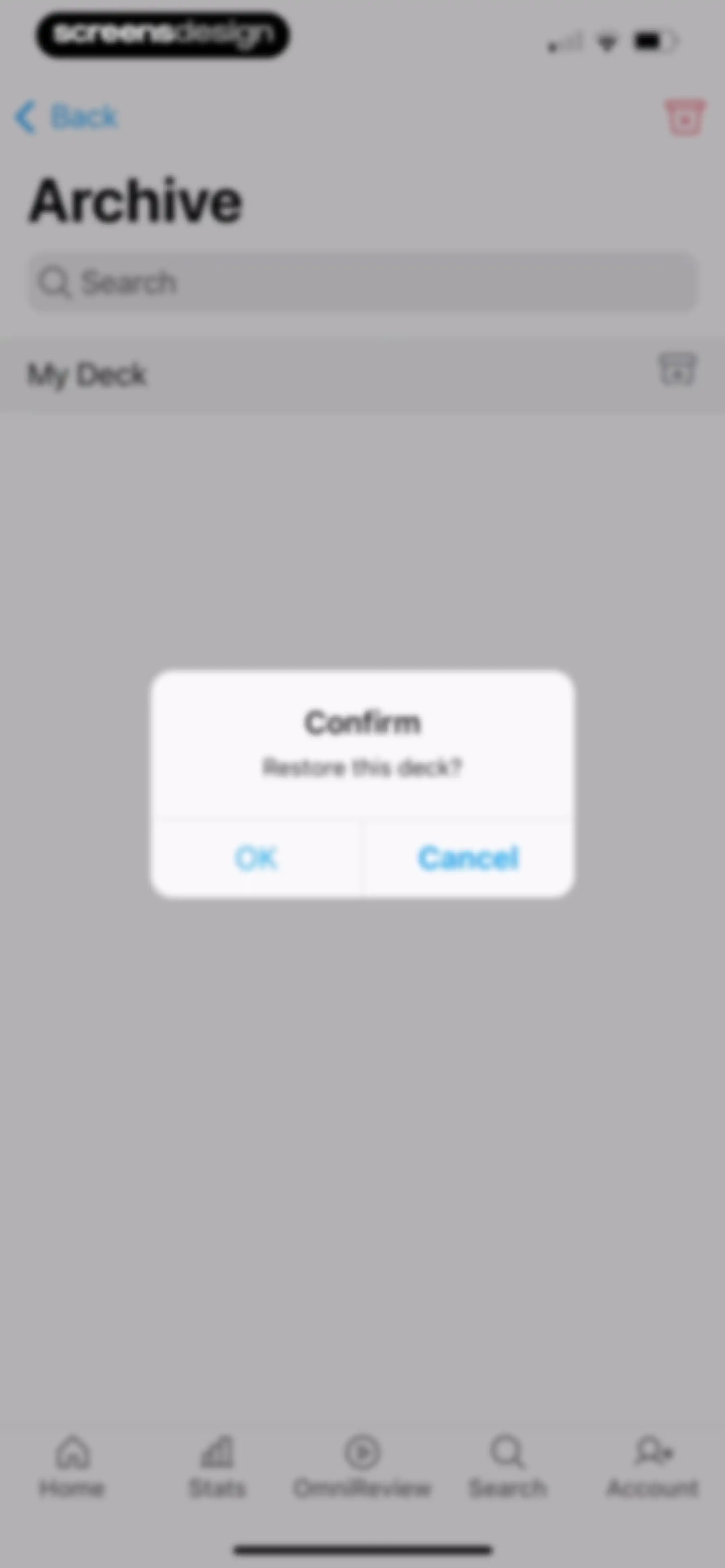 AlgoApp - Flashcards screen 74