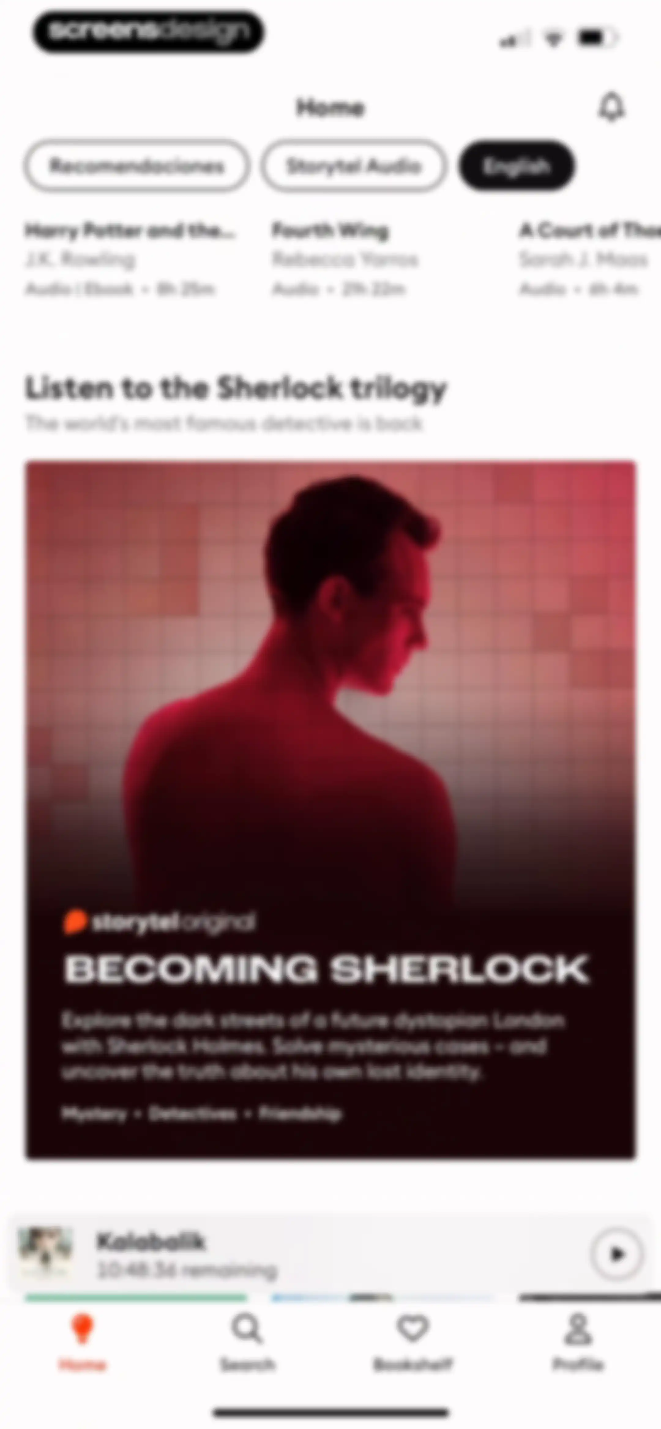Storytel - Audiobooks Library screen 65