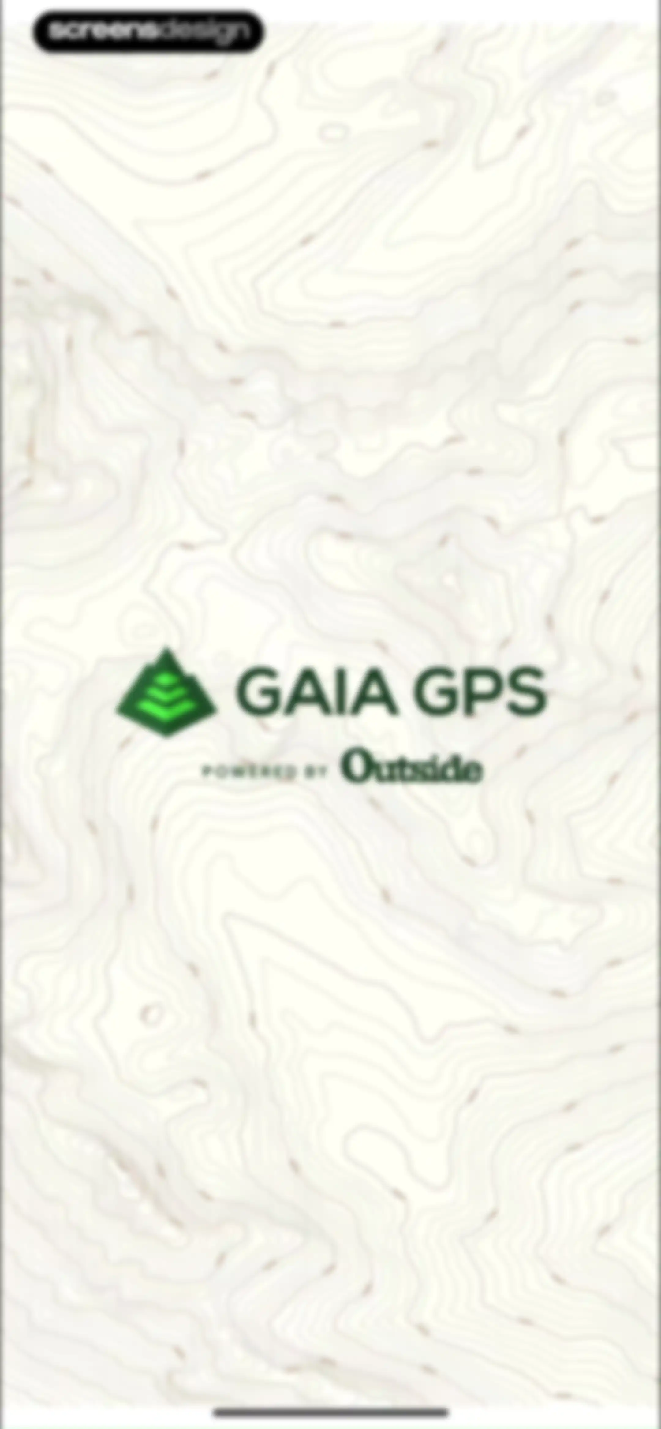 Gaia GPS: Mobile Trail Maps screen 1