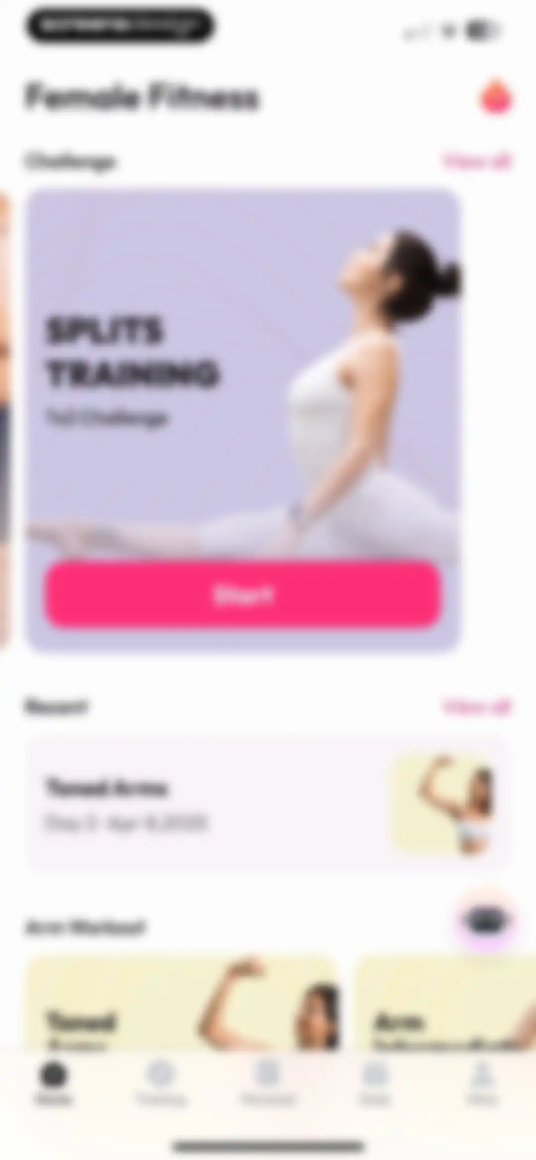 Workout for Women: Fit at Home screen 114