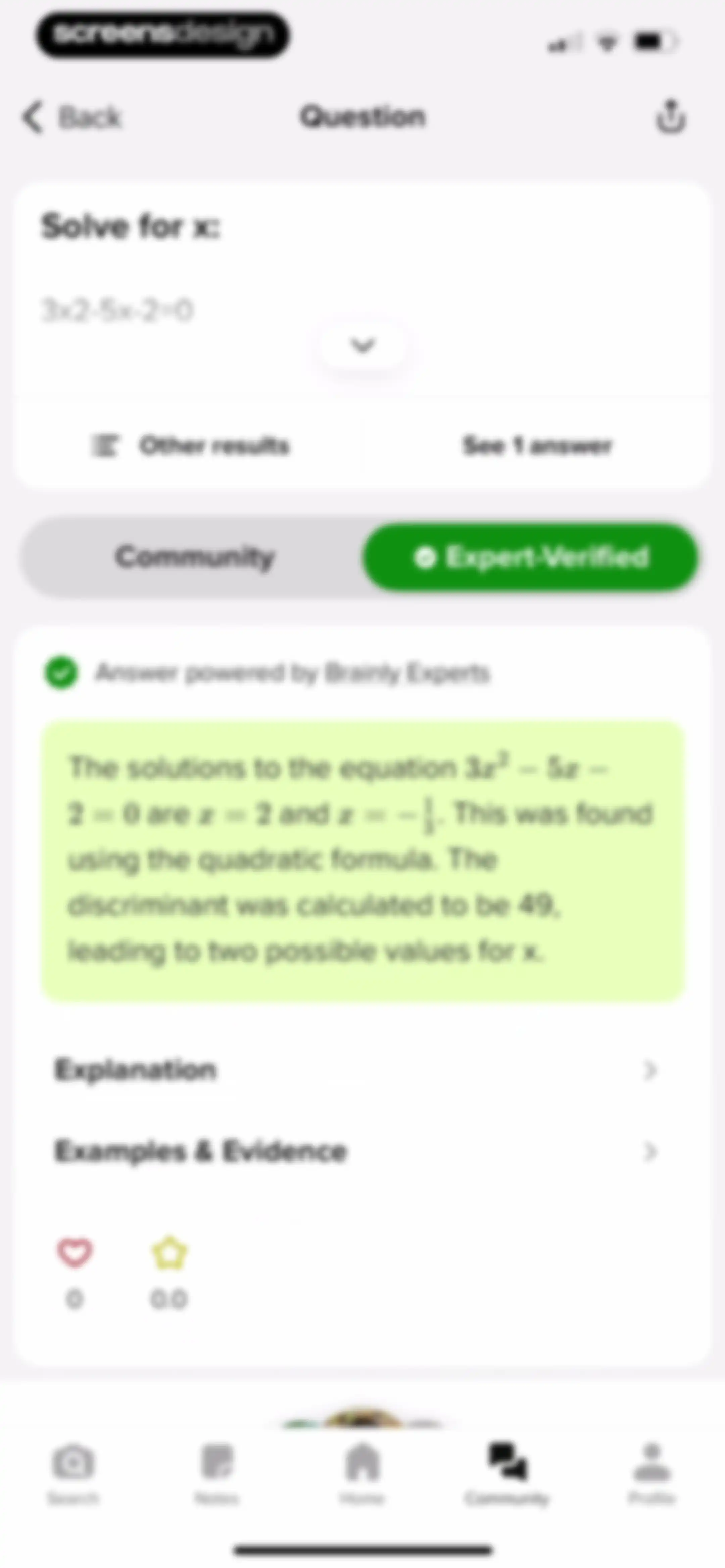 Brainly: Your Personal Tutor screen 132