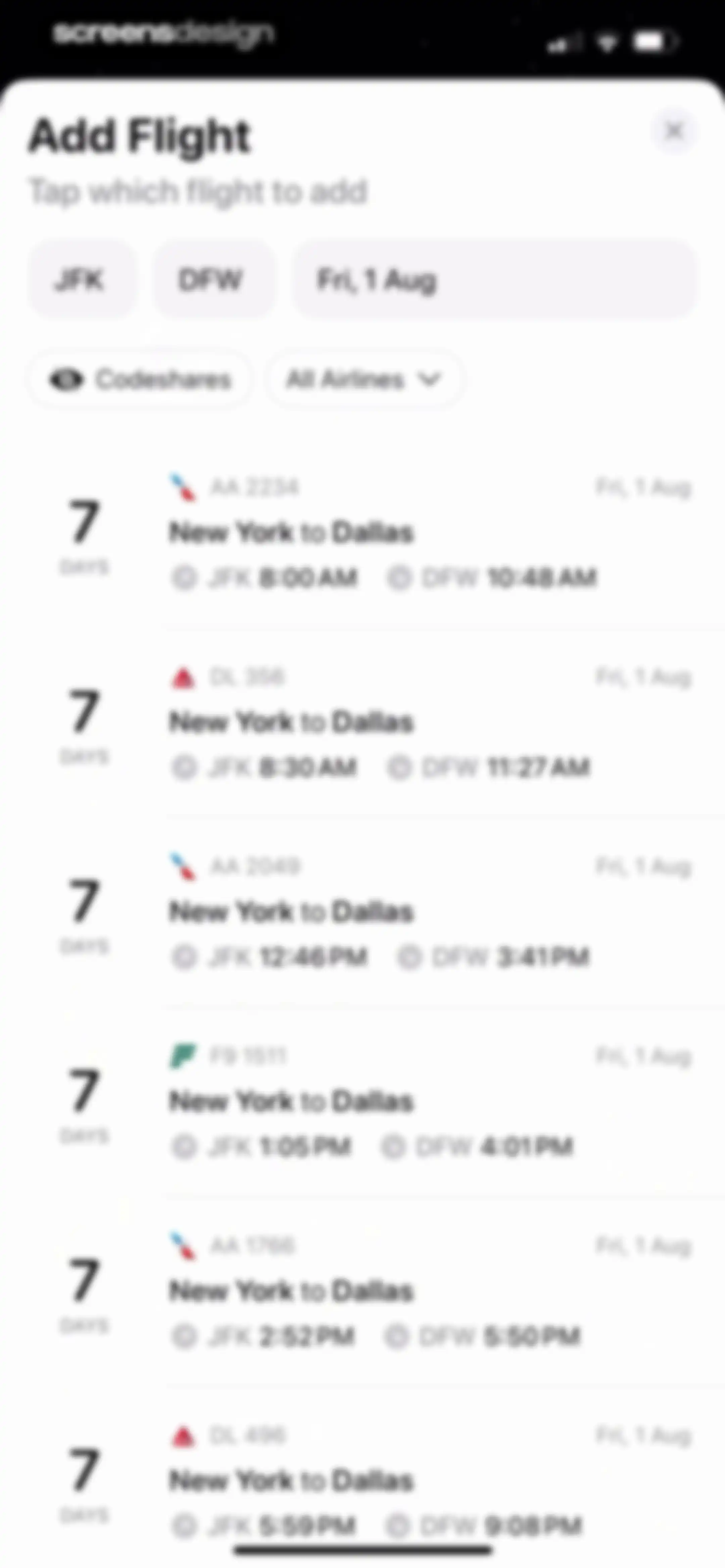 Flighty – Live Flight Tracker screen 91