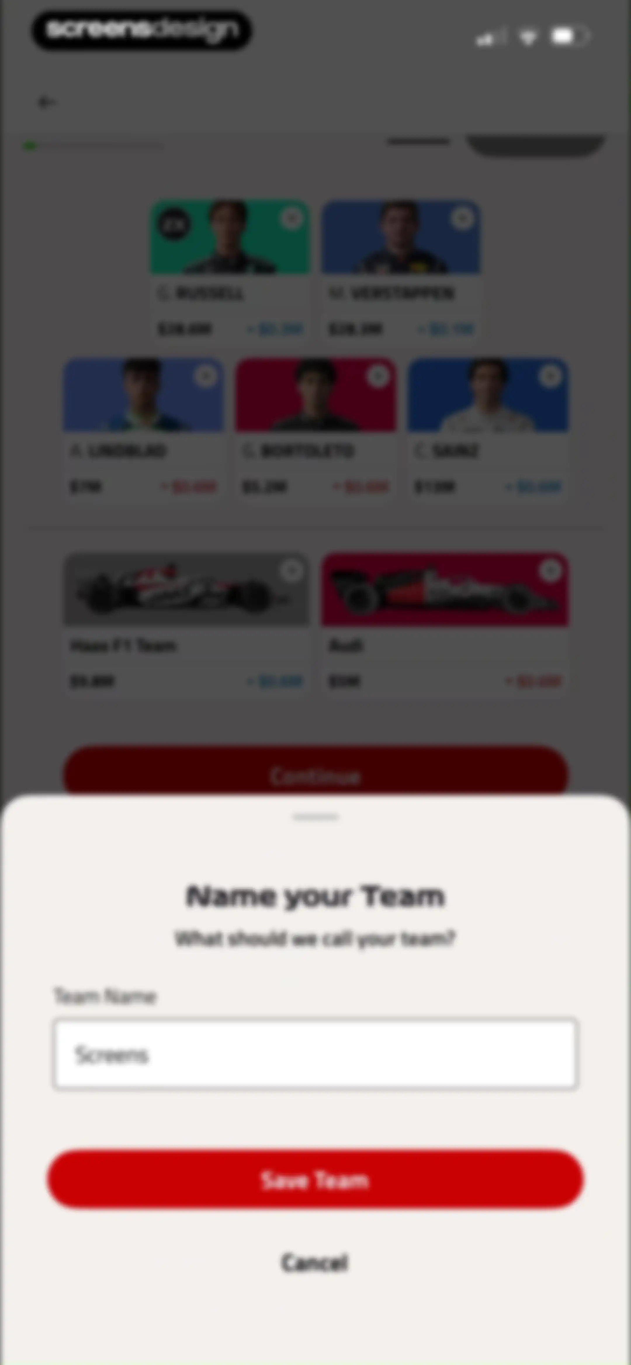 Formula 1® screen 91