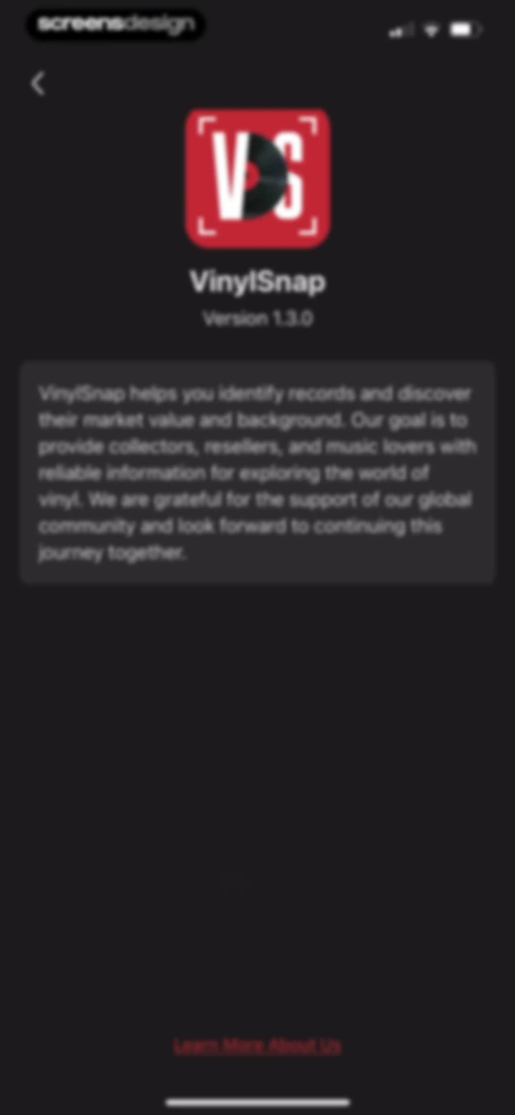 VinylSnap: Scan & Value Record screen 76