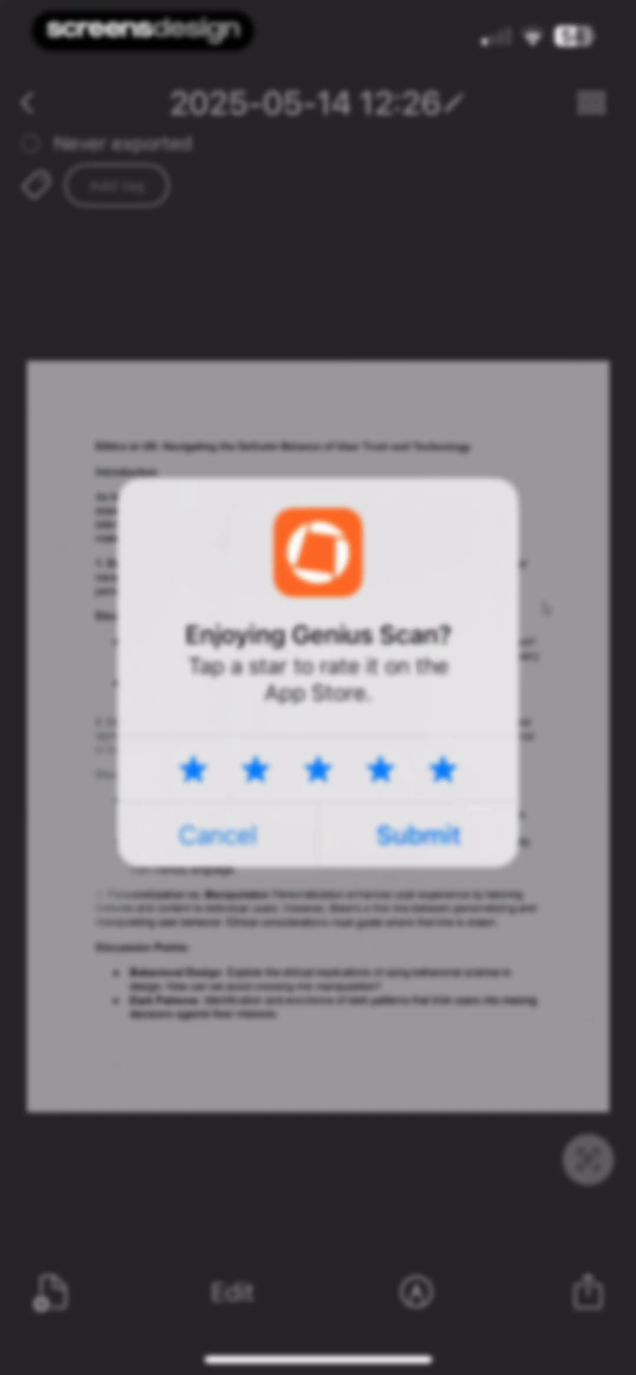 Scanner App: Genius Scan screen 11