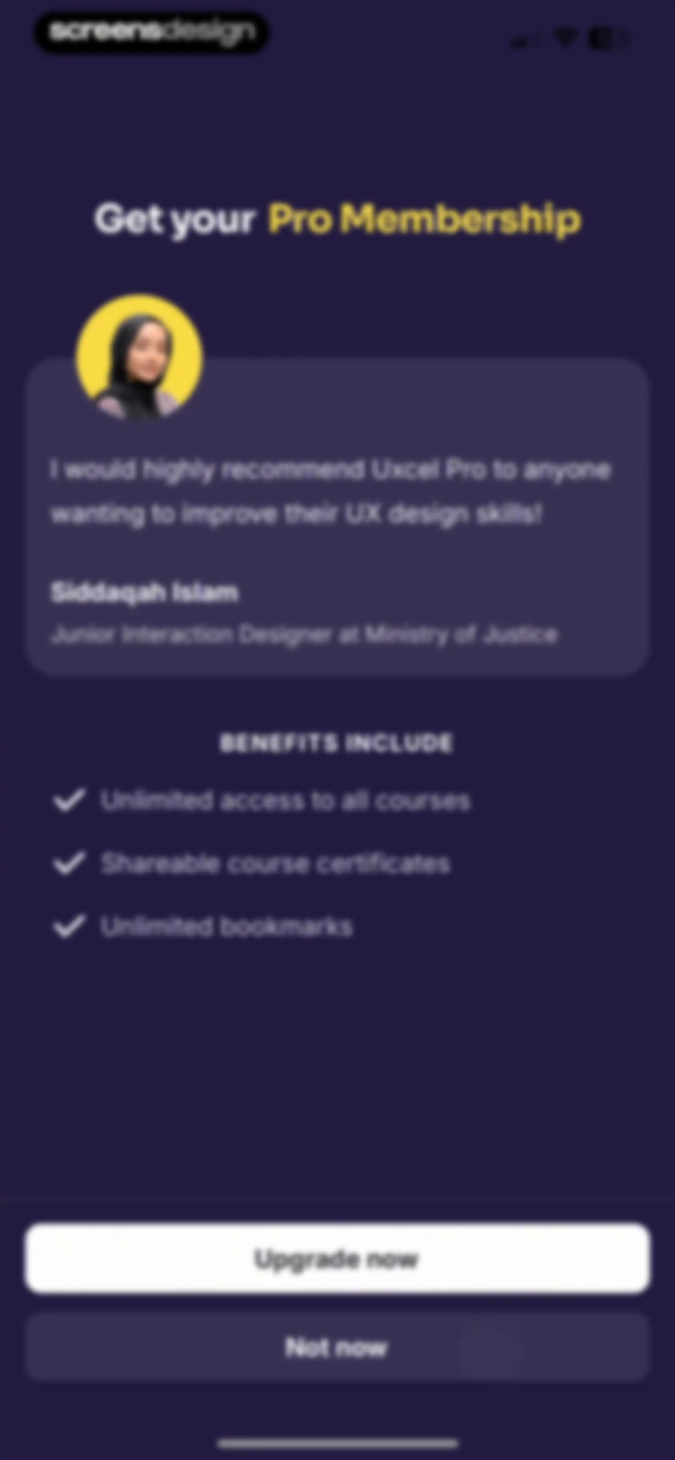 Uxcel: Learn UX & UI Design screen 54