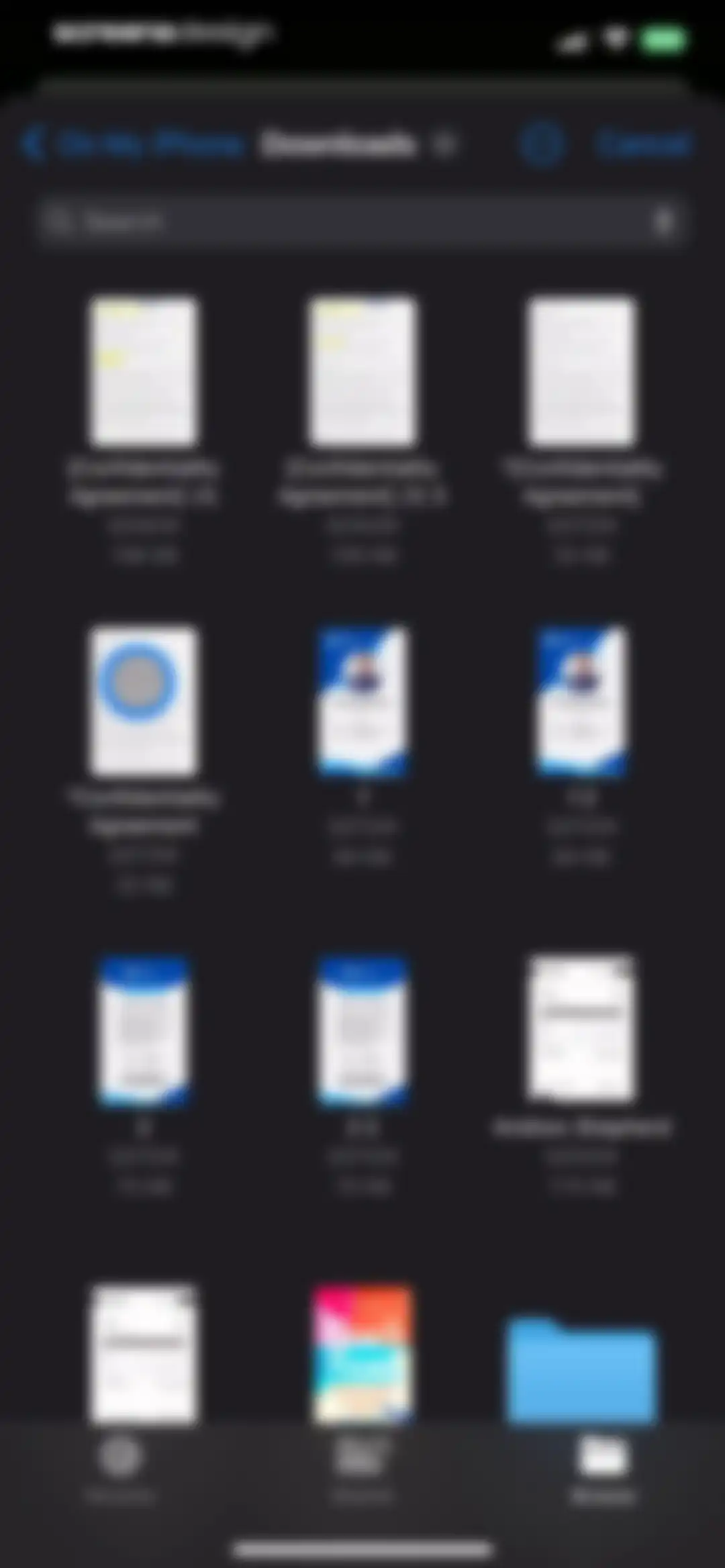 FAX from iPhone: Send Doc App screen 16