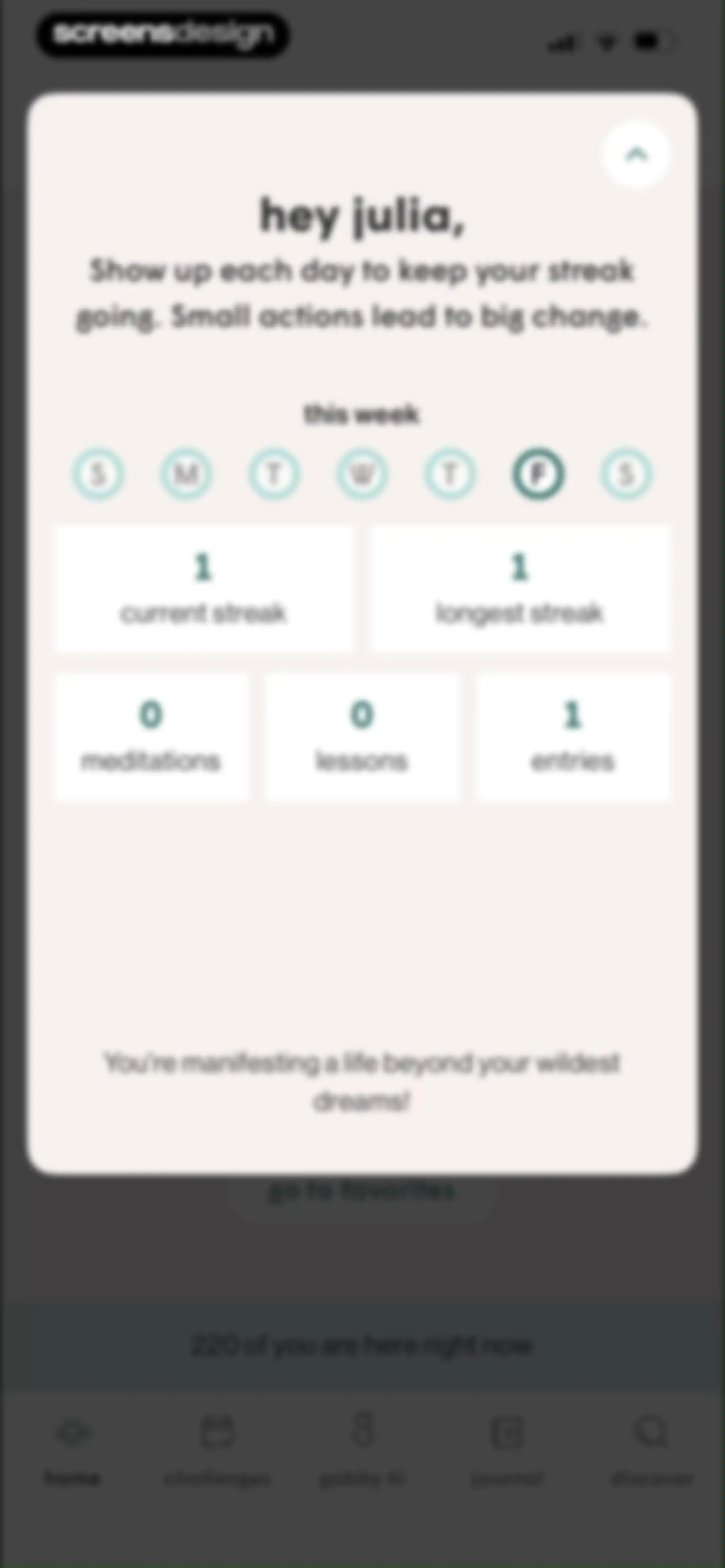 Gabby - Coaching & Meditation screen 51