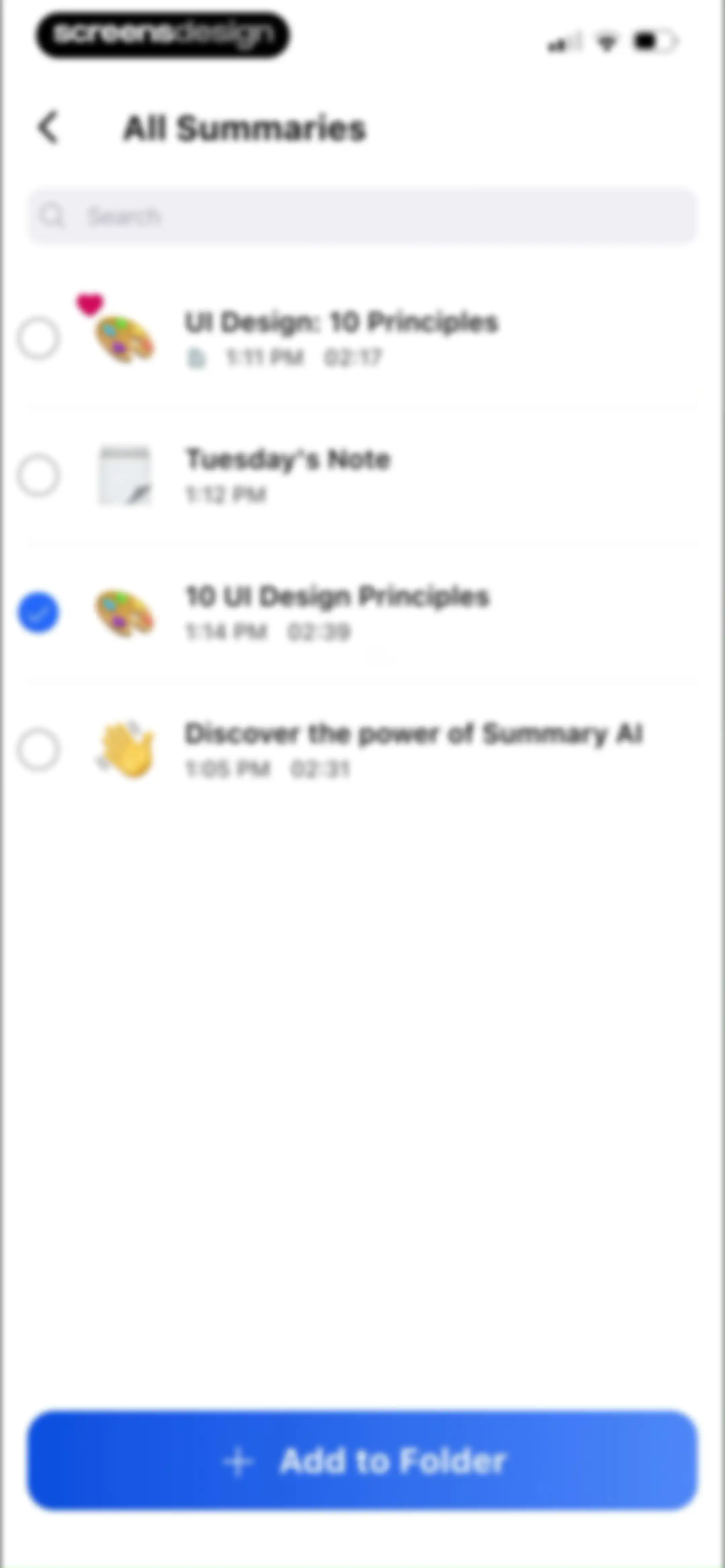 Summary - AI Note Taker screen 95