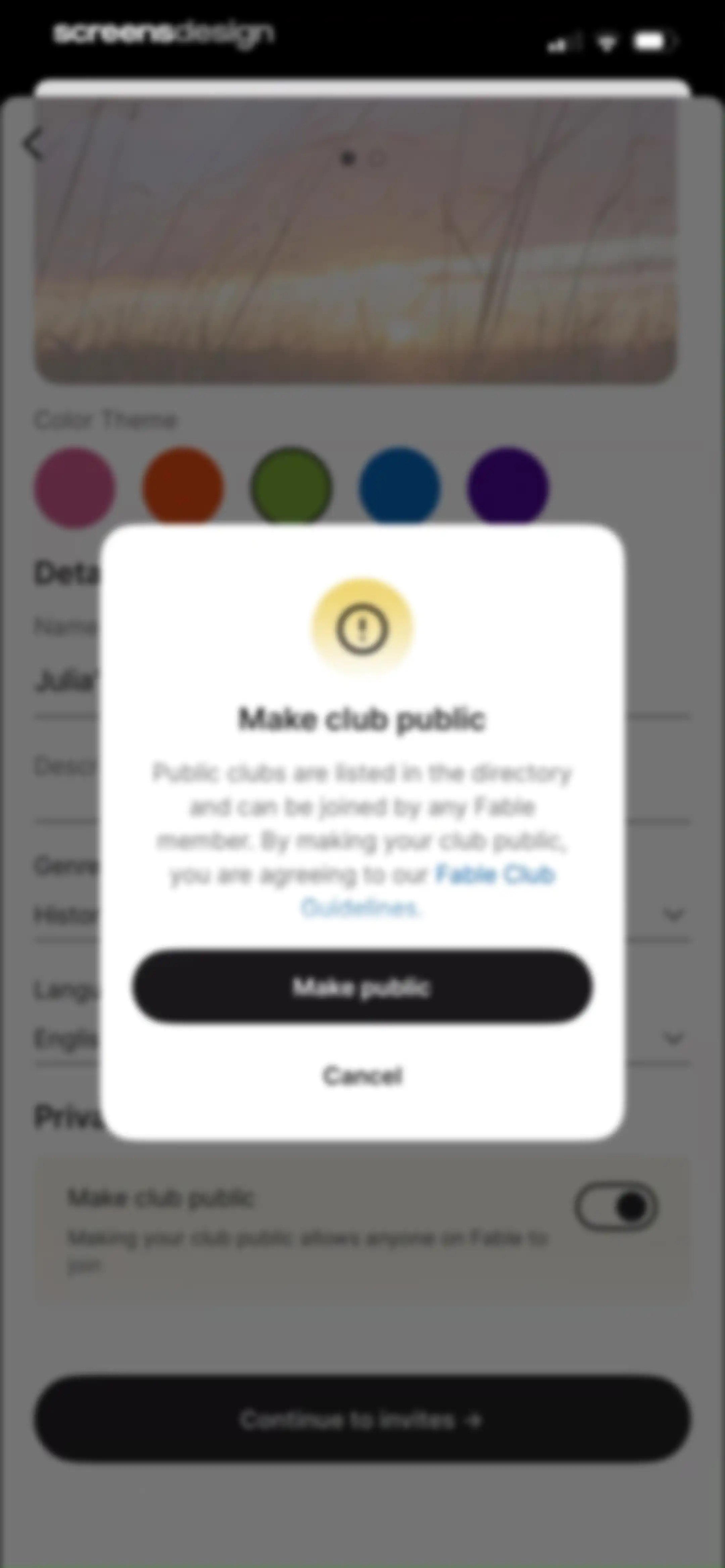 Fable: Track & Discuss Books screen 142