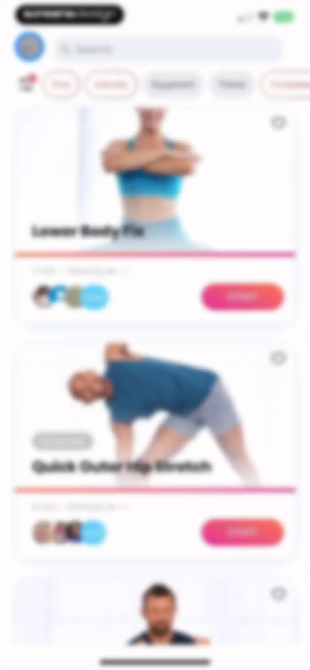 FitOn Workouts & Fitness Plans screen 85