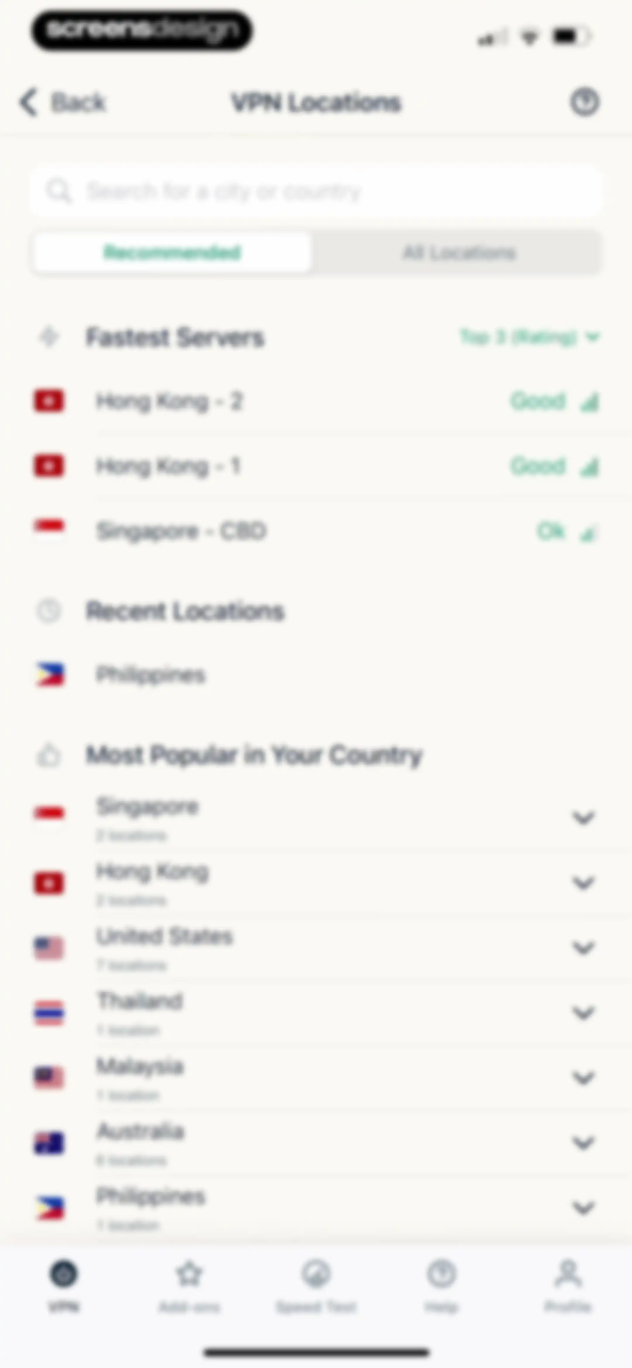 ExpressVPN · Secure & Fast VPN screen 22