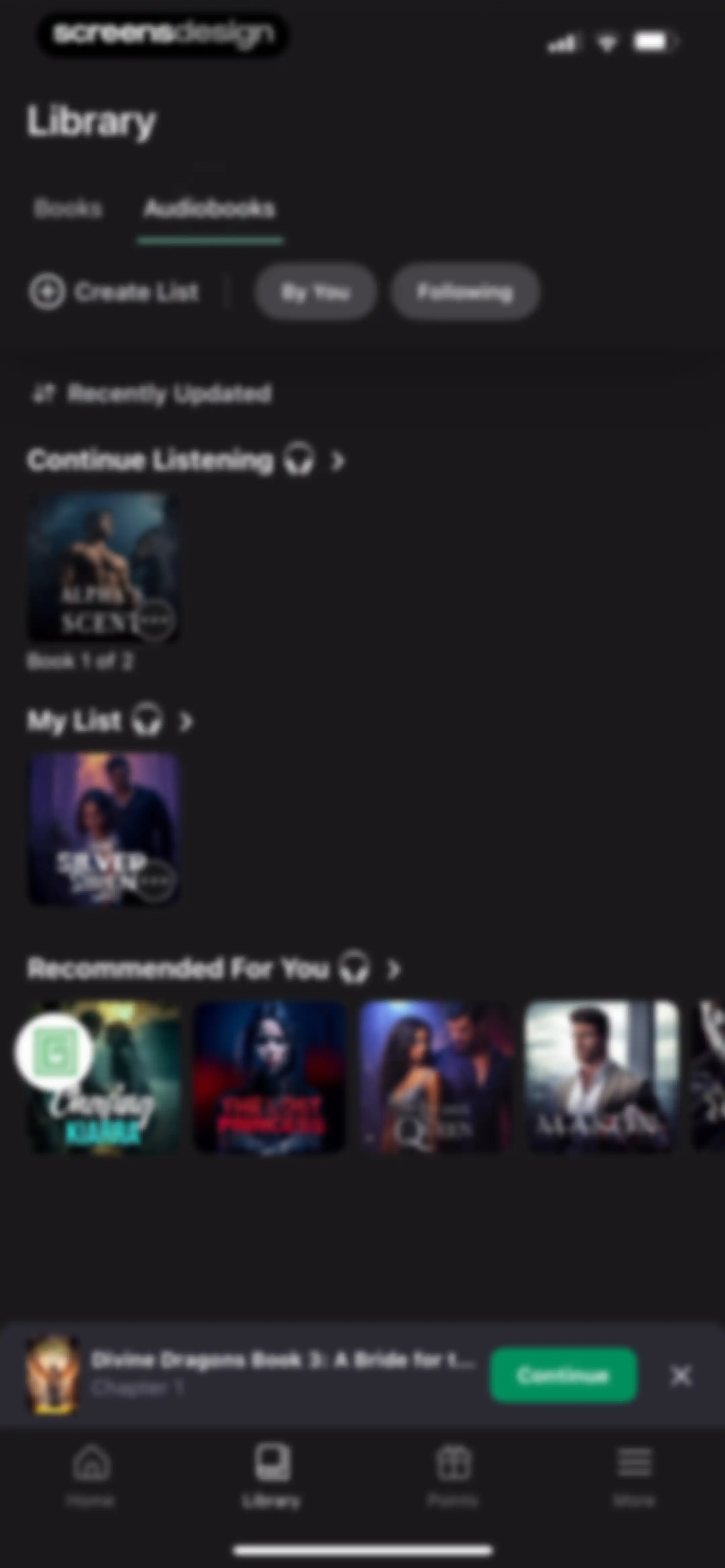 Galatea: Books & Audiobooks screen 89