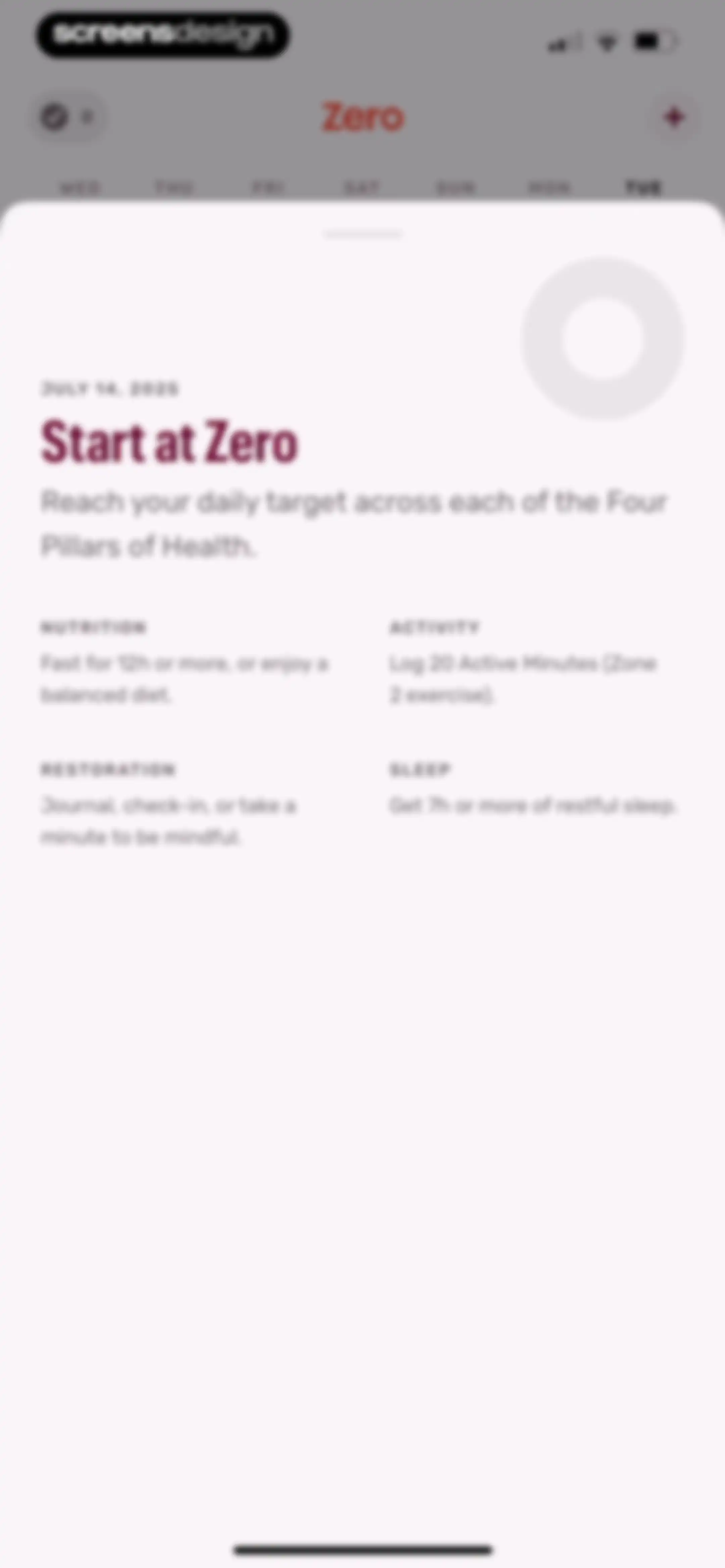 Zero: Fasting & Food Tracker screen 50