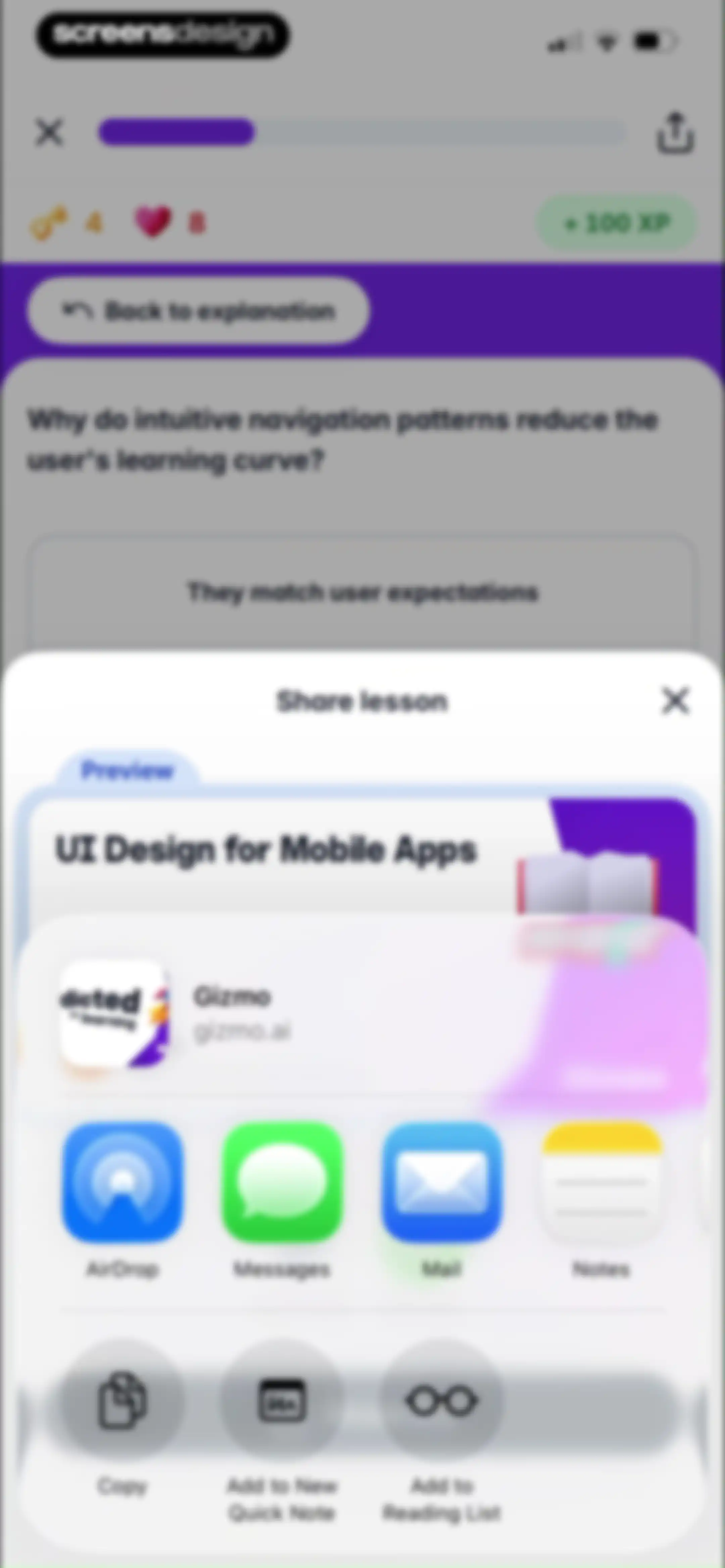 Gizmo: AI Tutor screen 92