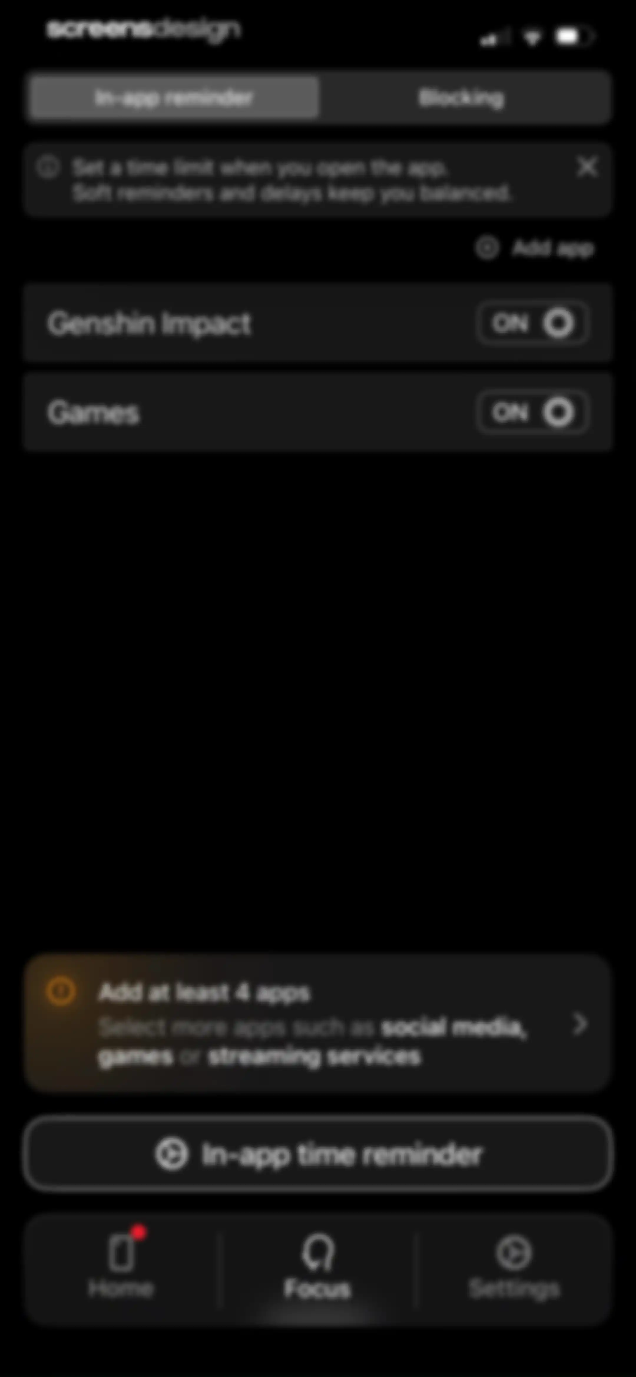 minimalist phone ® Block Apps screen 29