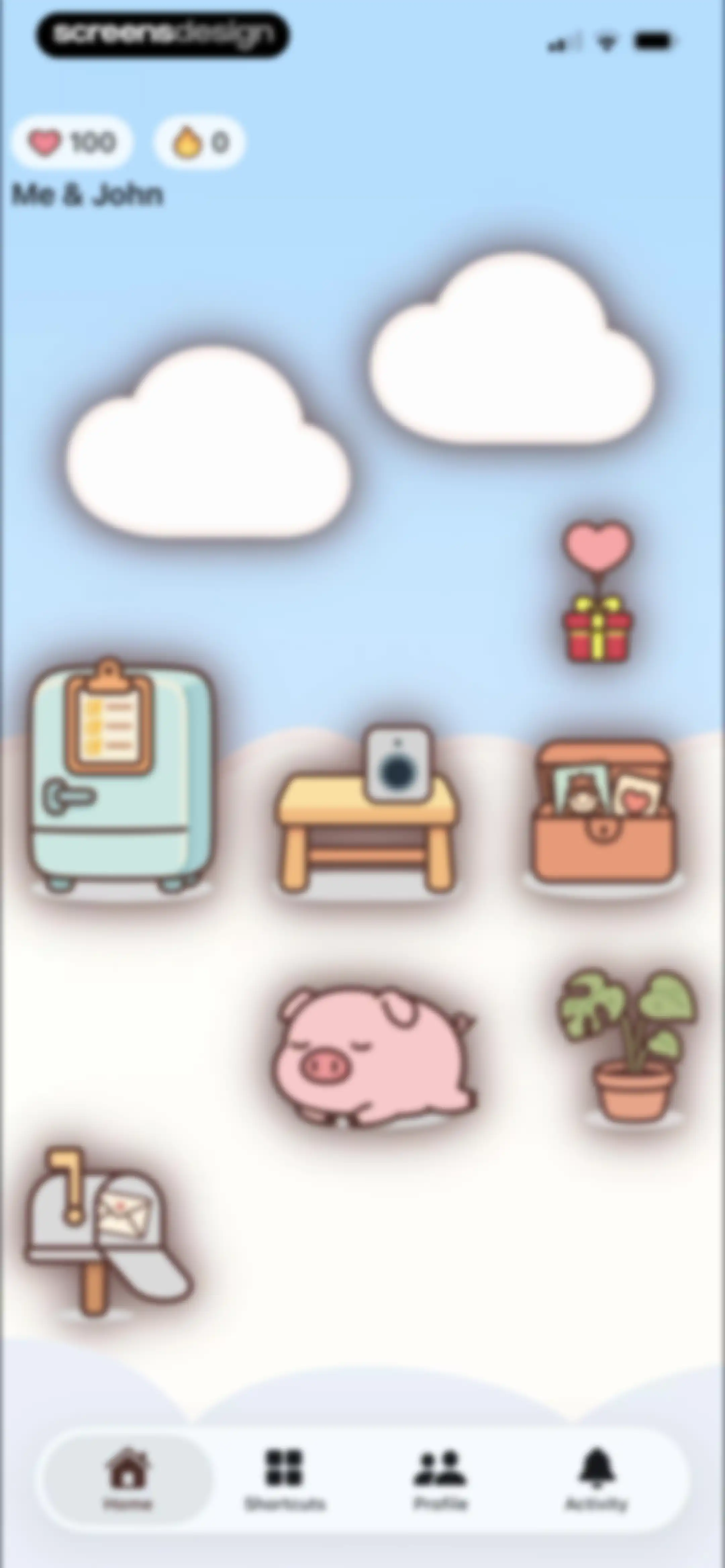 lovelee couples: love note app screen 23