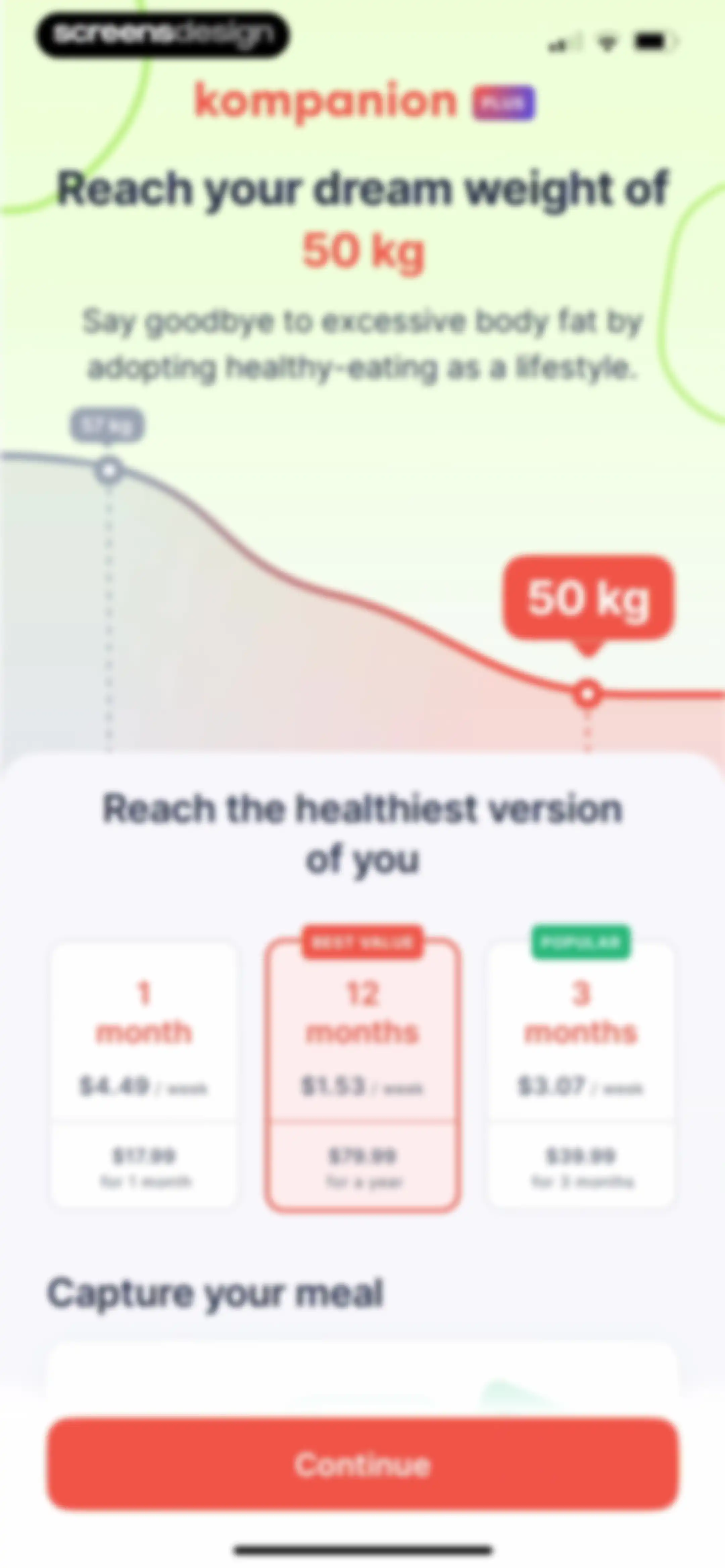 Kompanion: Weight Loss Plan screen 51