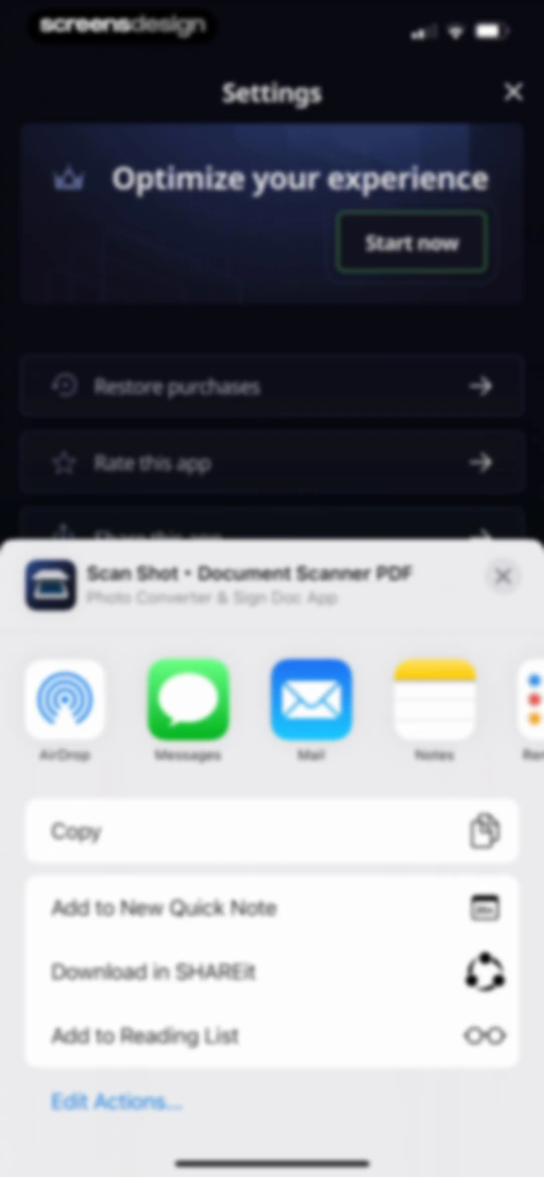 Scan to PDF－Document Scanner screen 85