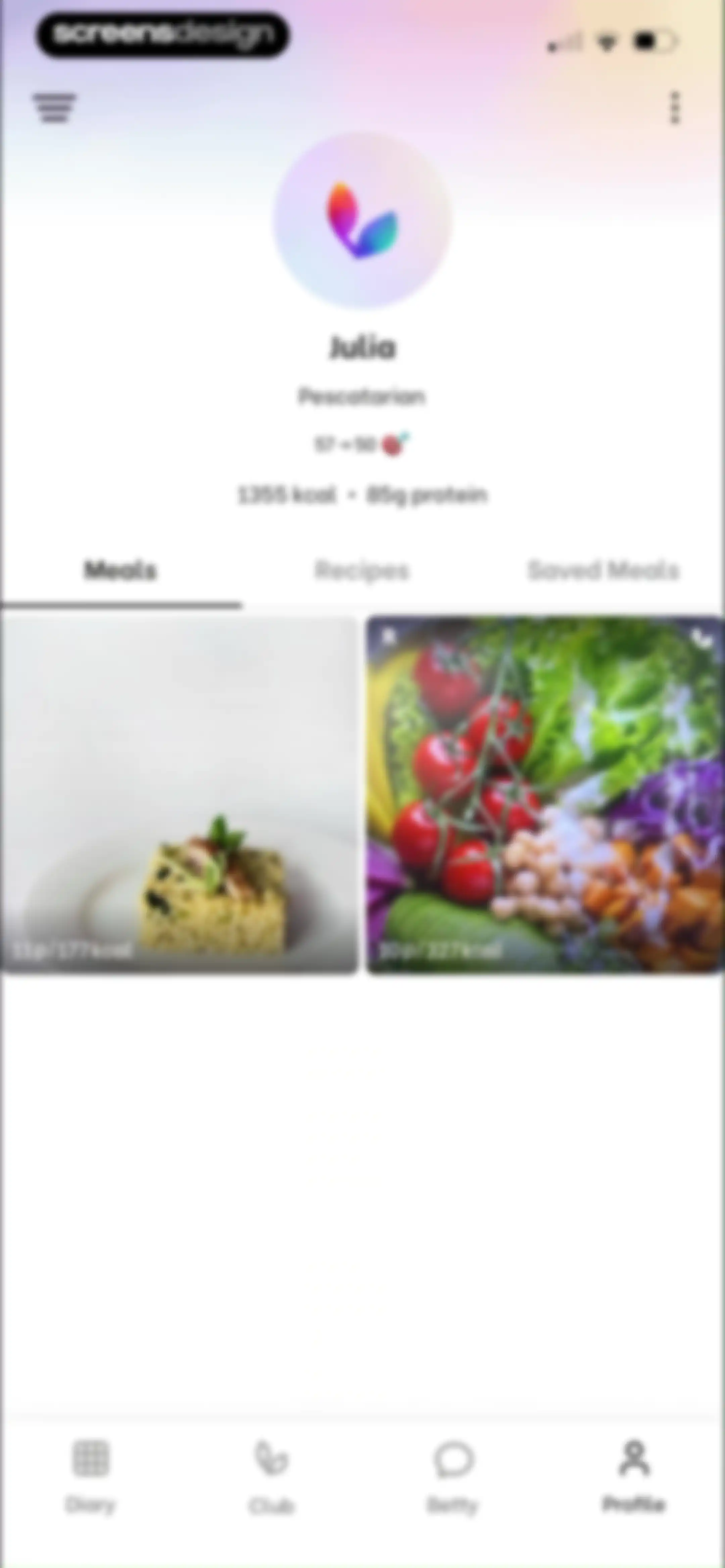 EatBetter: AI Food Journal screen 133