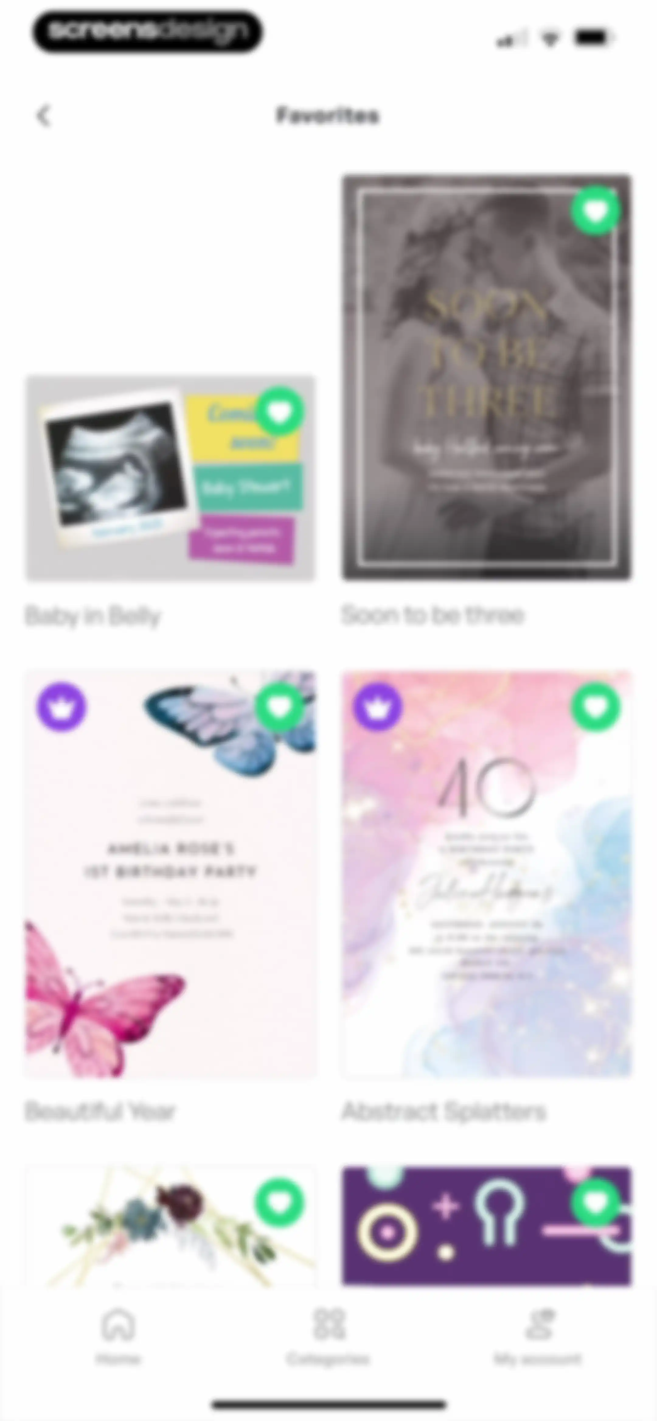 Invitation Maker: Cards & RSVP screen 79