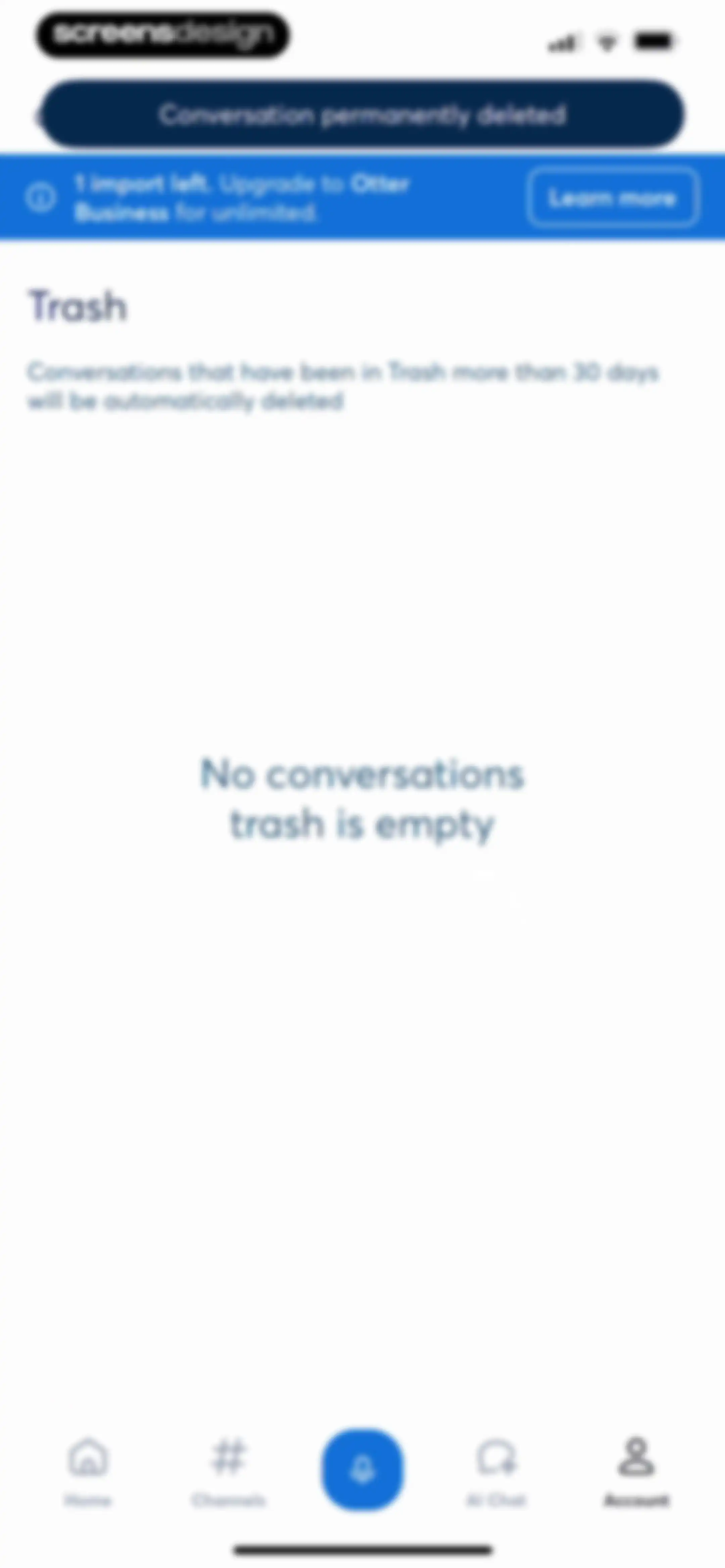 Otter Transcribe Voice Notes screen 156