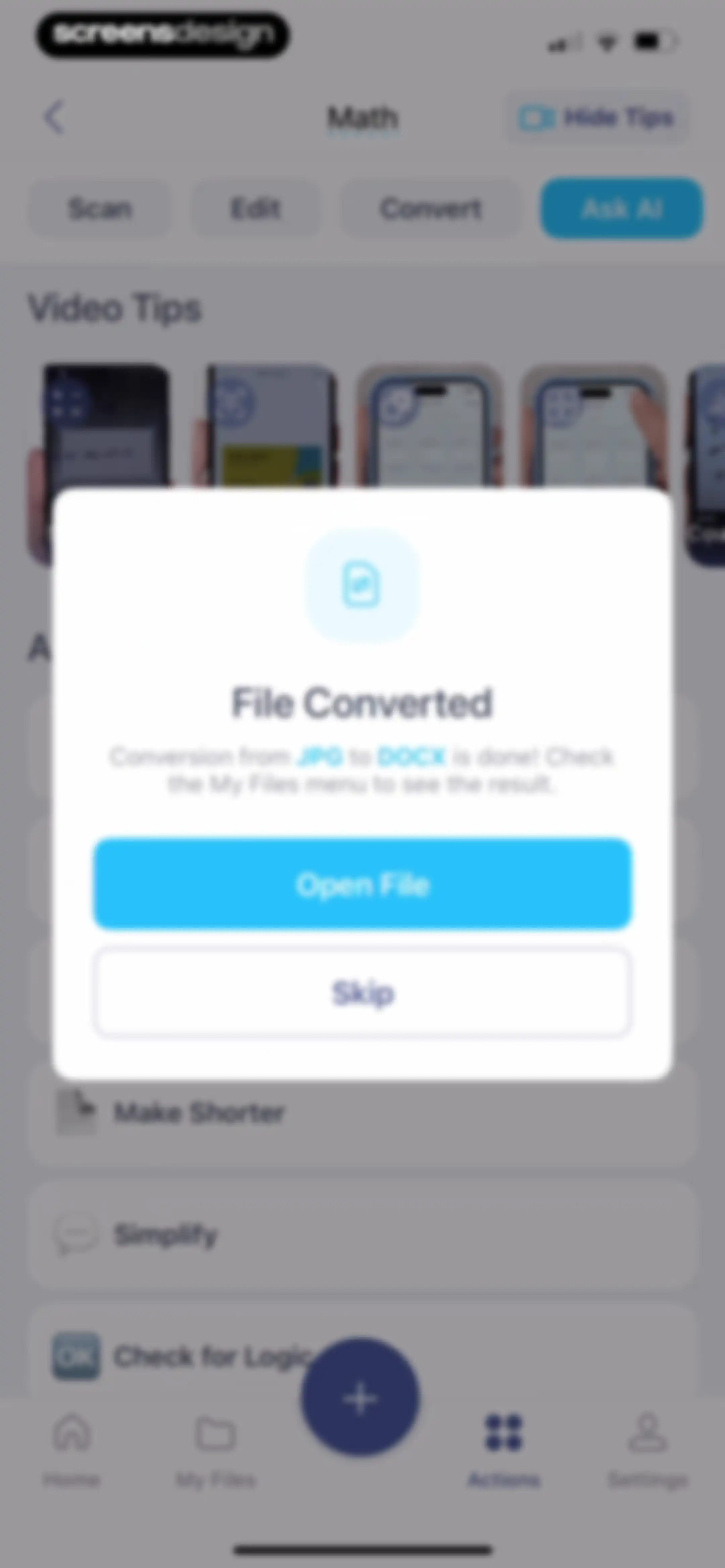 iScanner: PDF Document Scanner screen 183