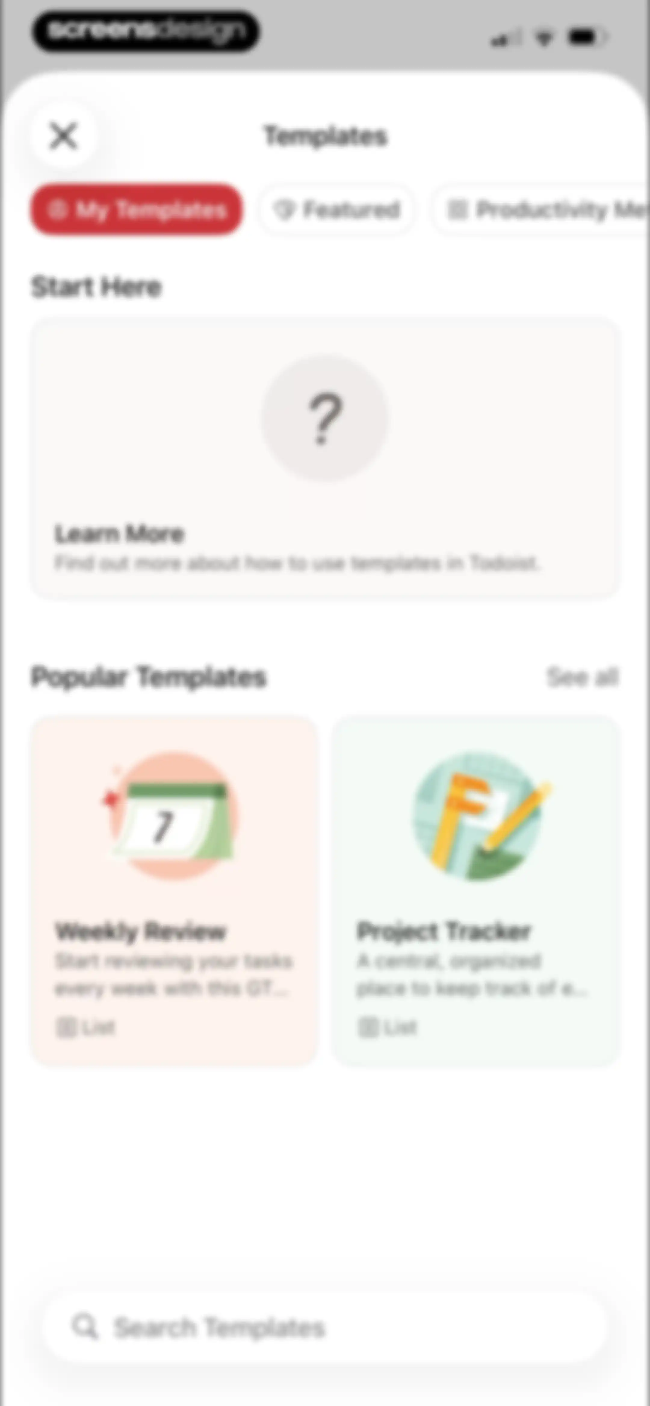 Todoist: To Do List & Calendar screen 160