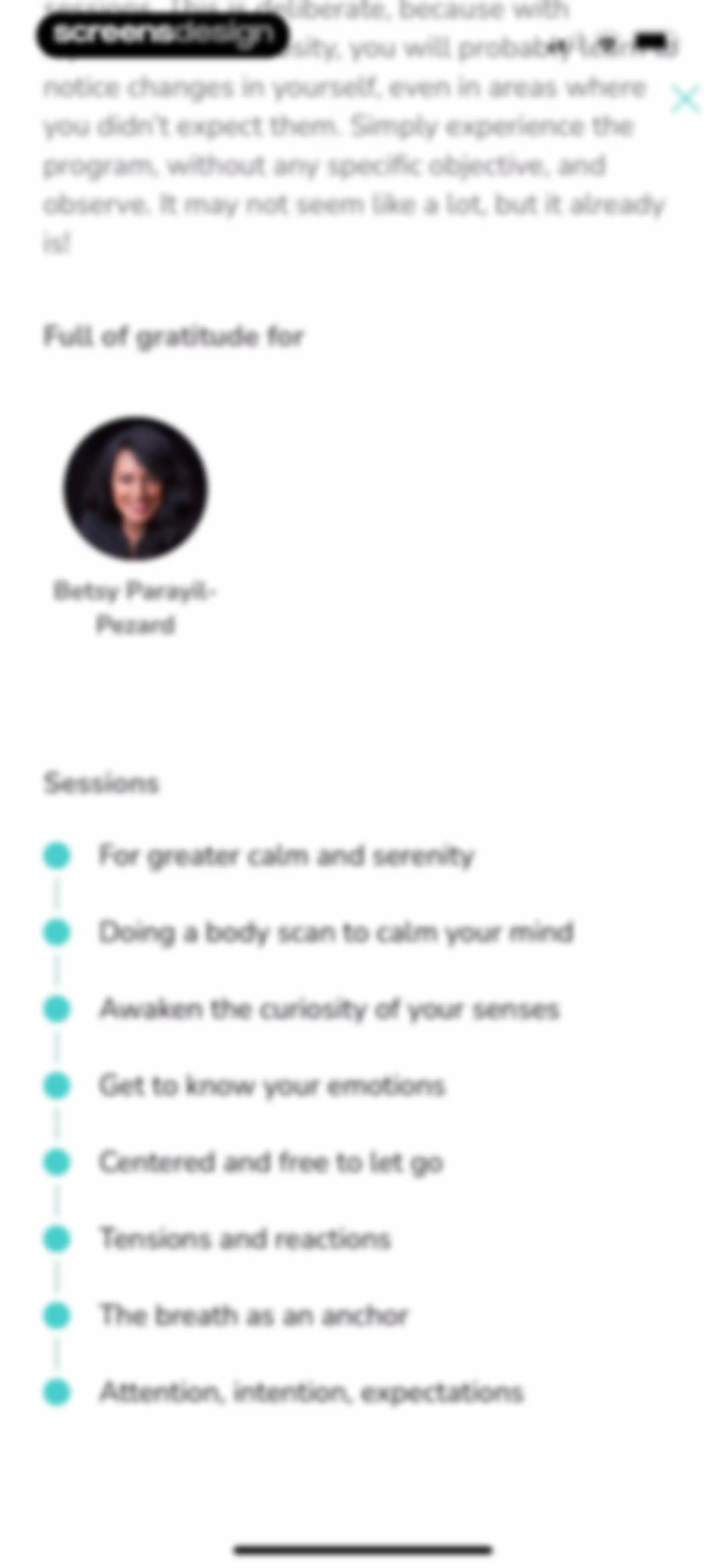 Petit BamBou: Mindfulness screen 7