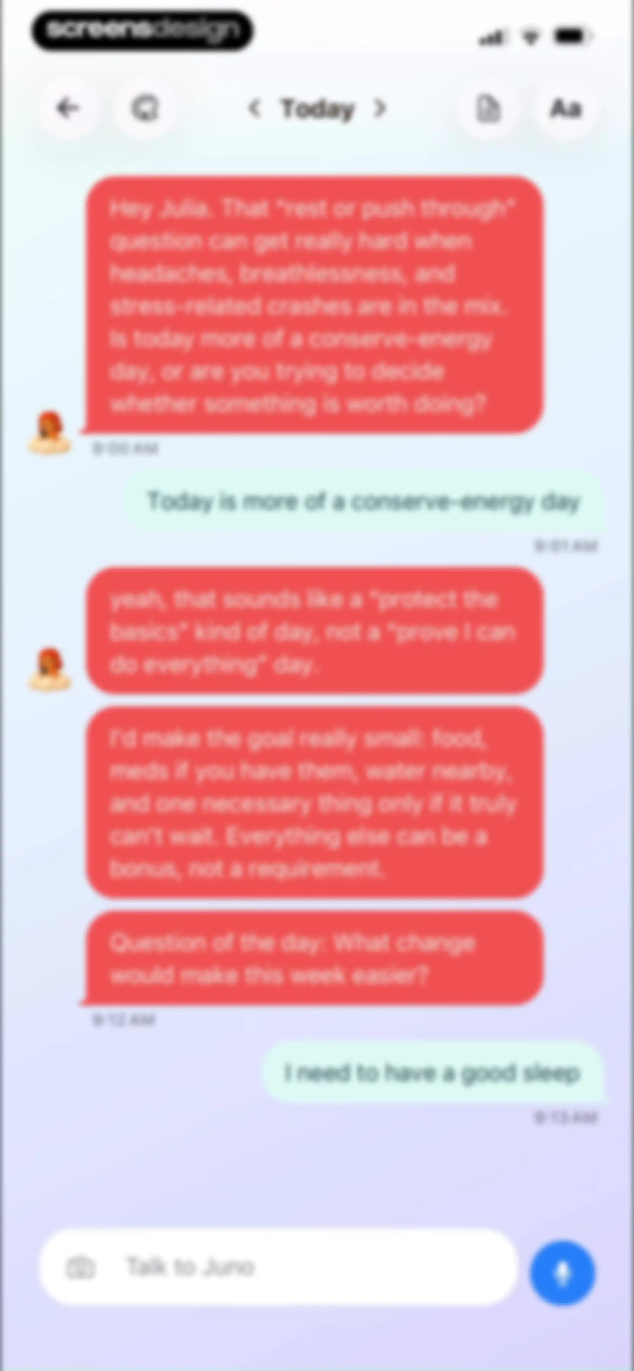 Juno: Chronic Illness Support screen 139