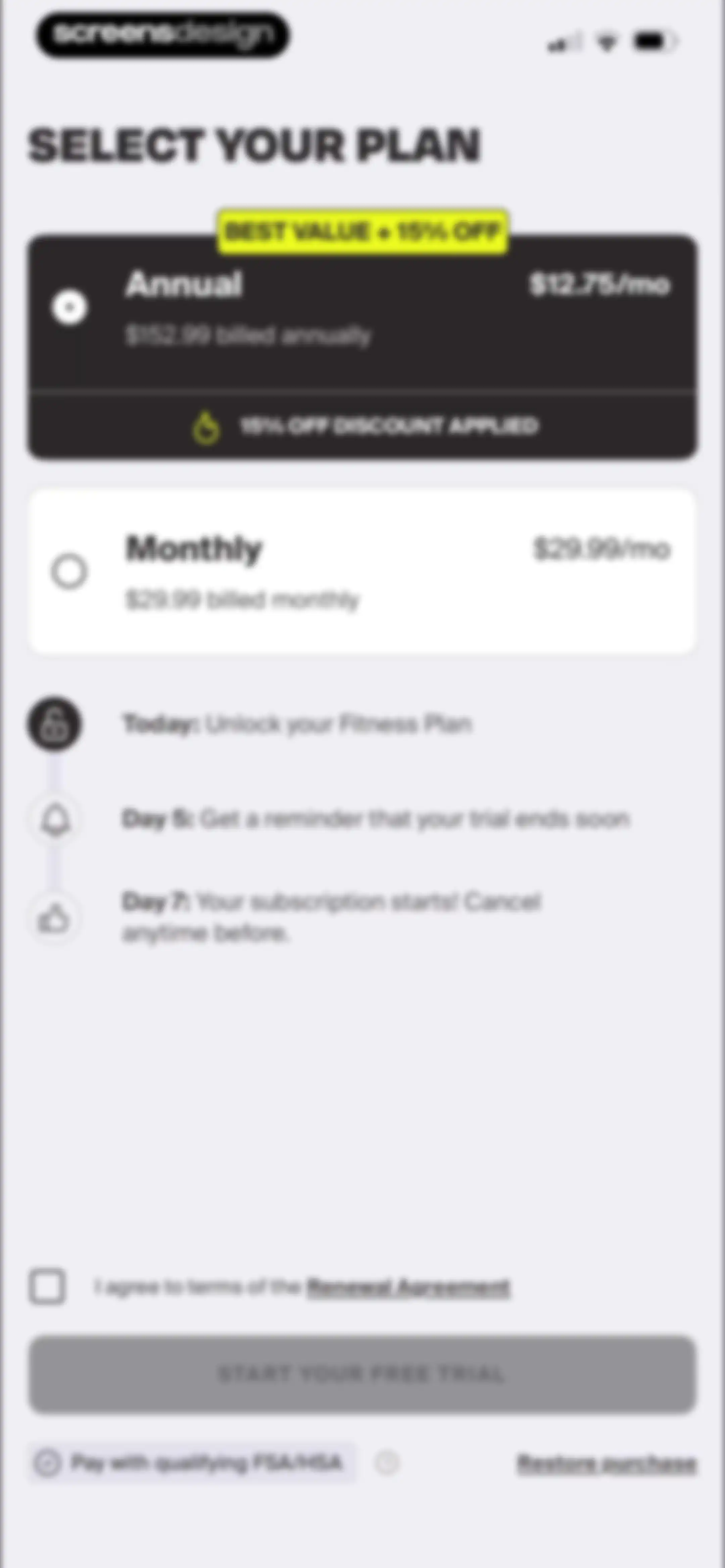Centr: Strength & Fitness App screen 20