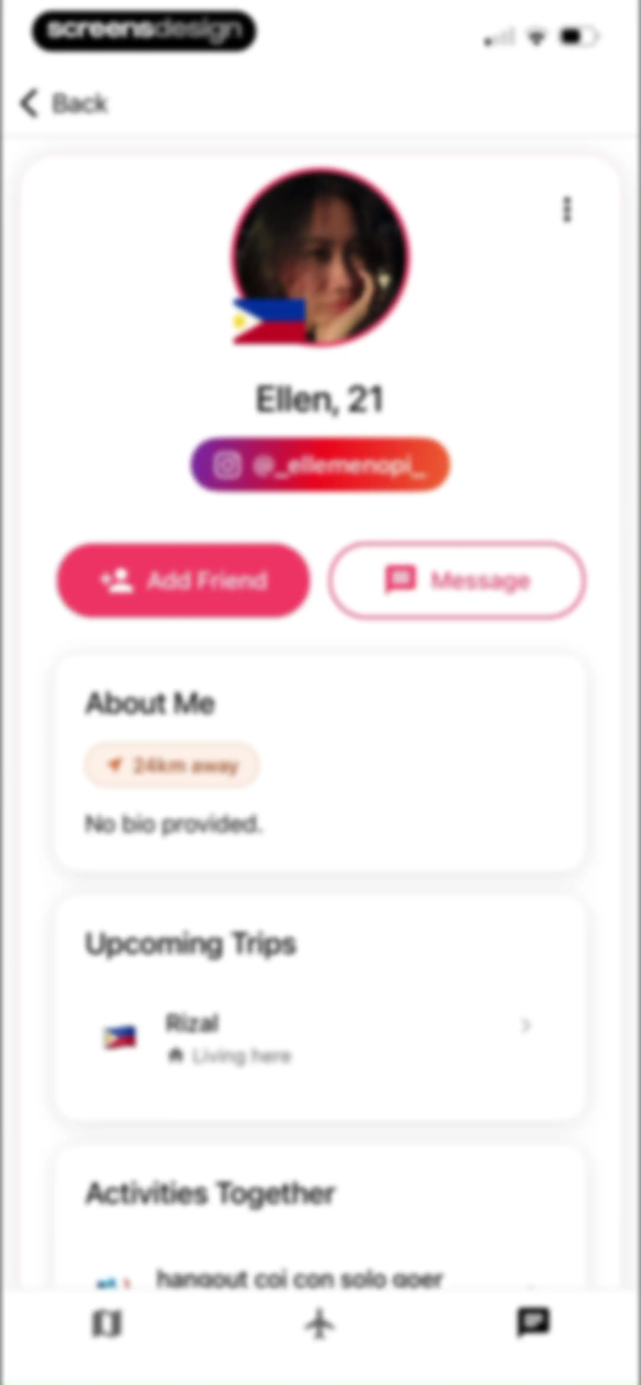 nomadtable: travel friends screen 64