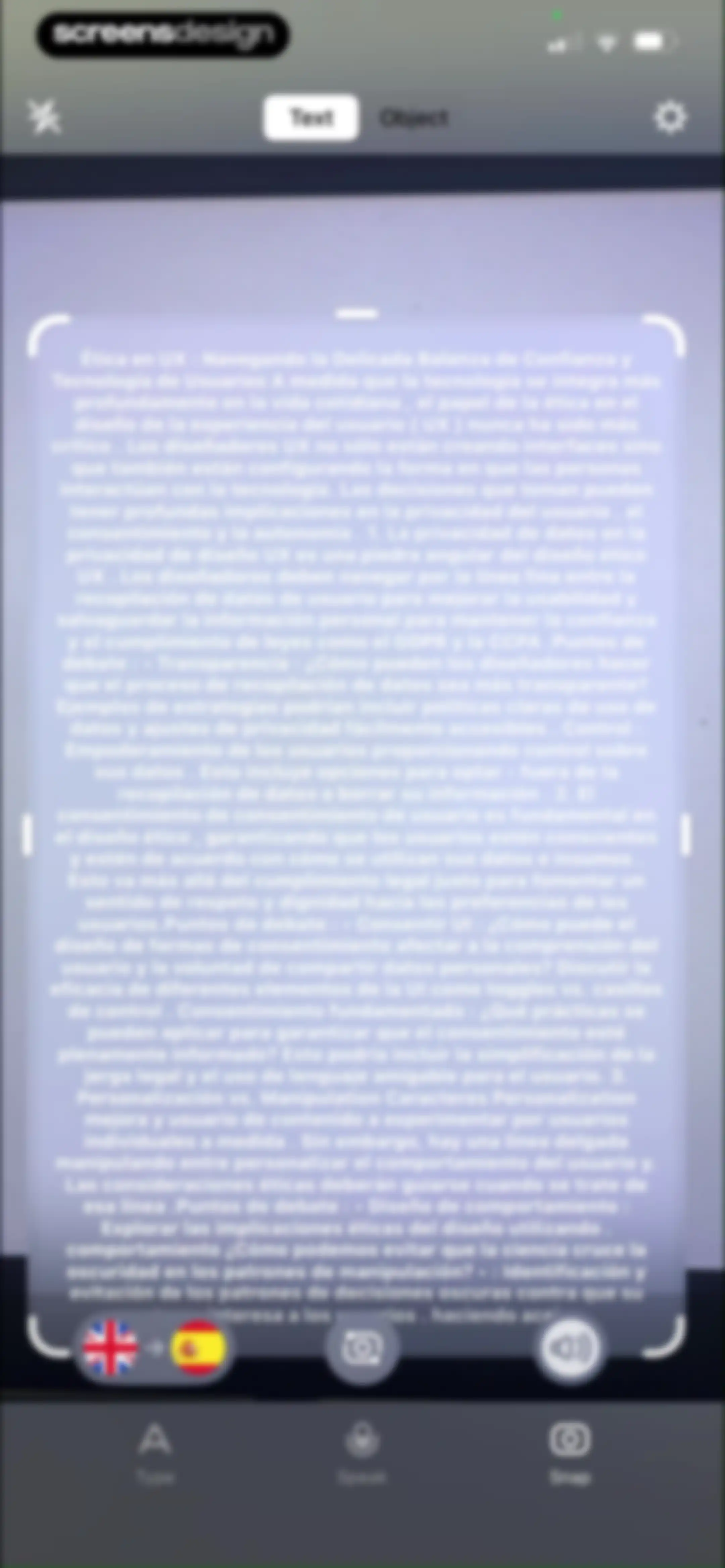Speak & Translate - Translator screen 40
