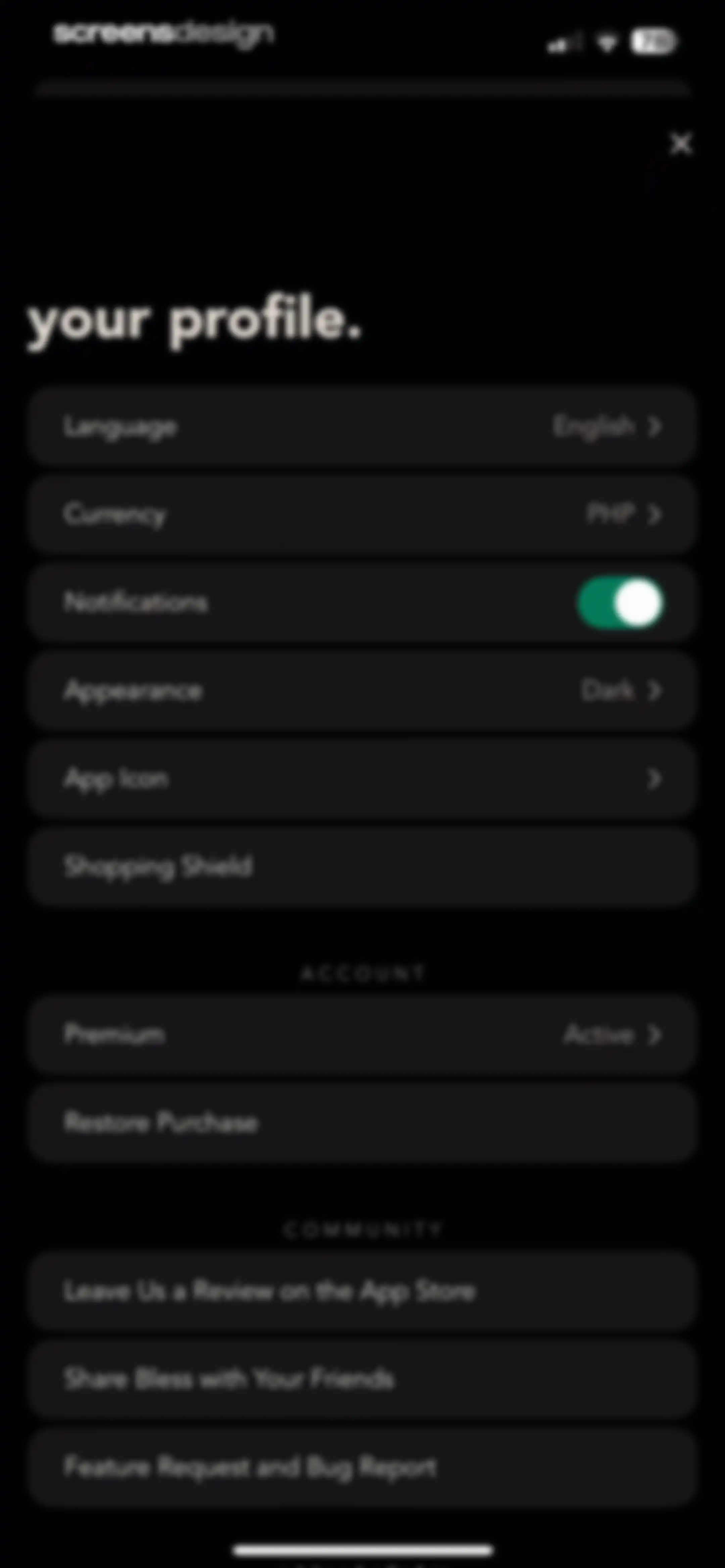 bless. minimal shopping habits screen 112