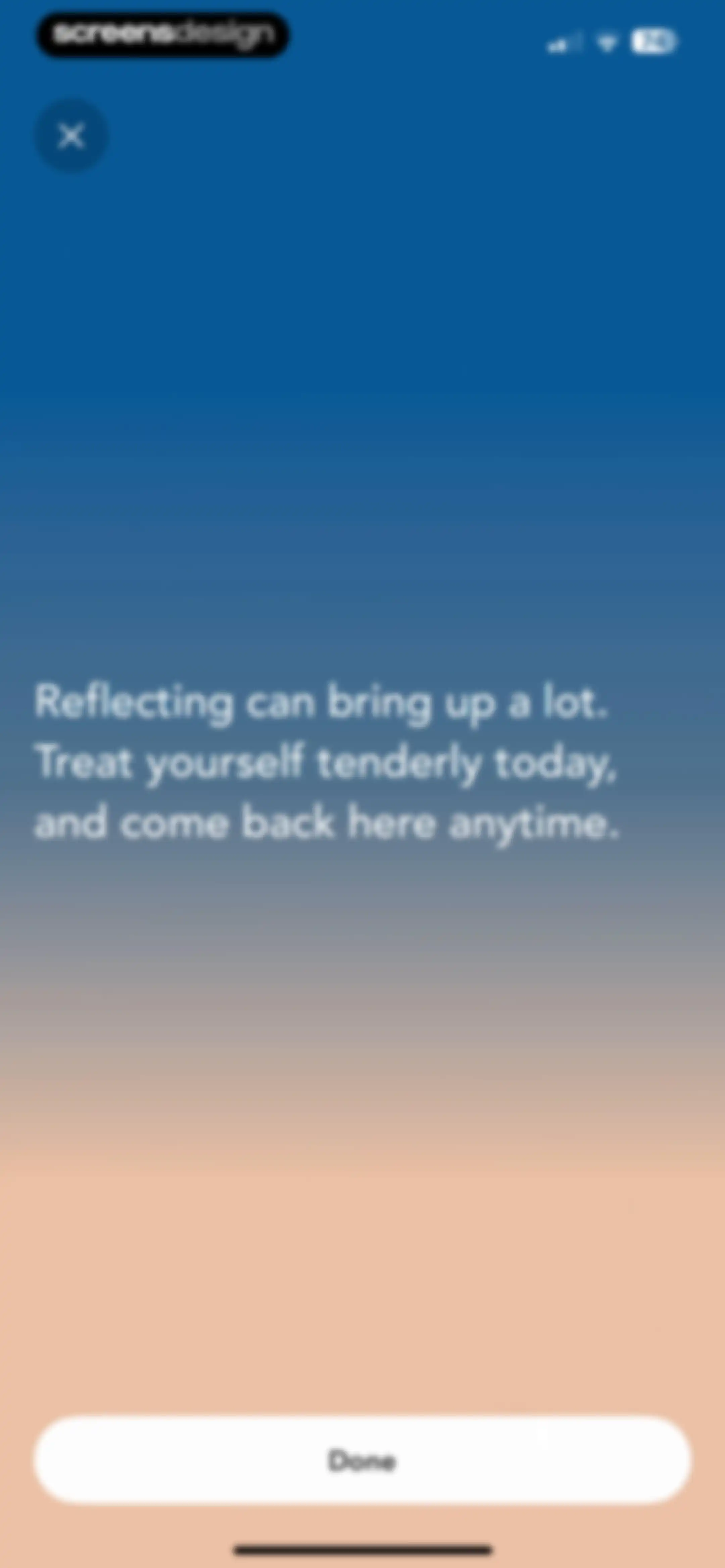 Calm screen 91