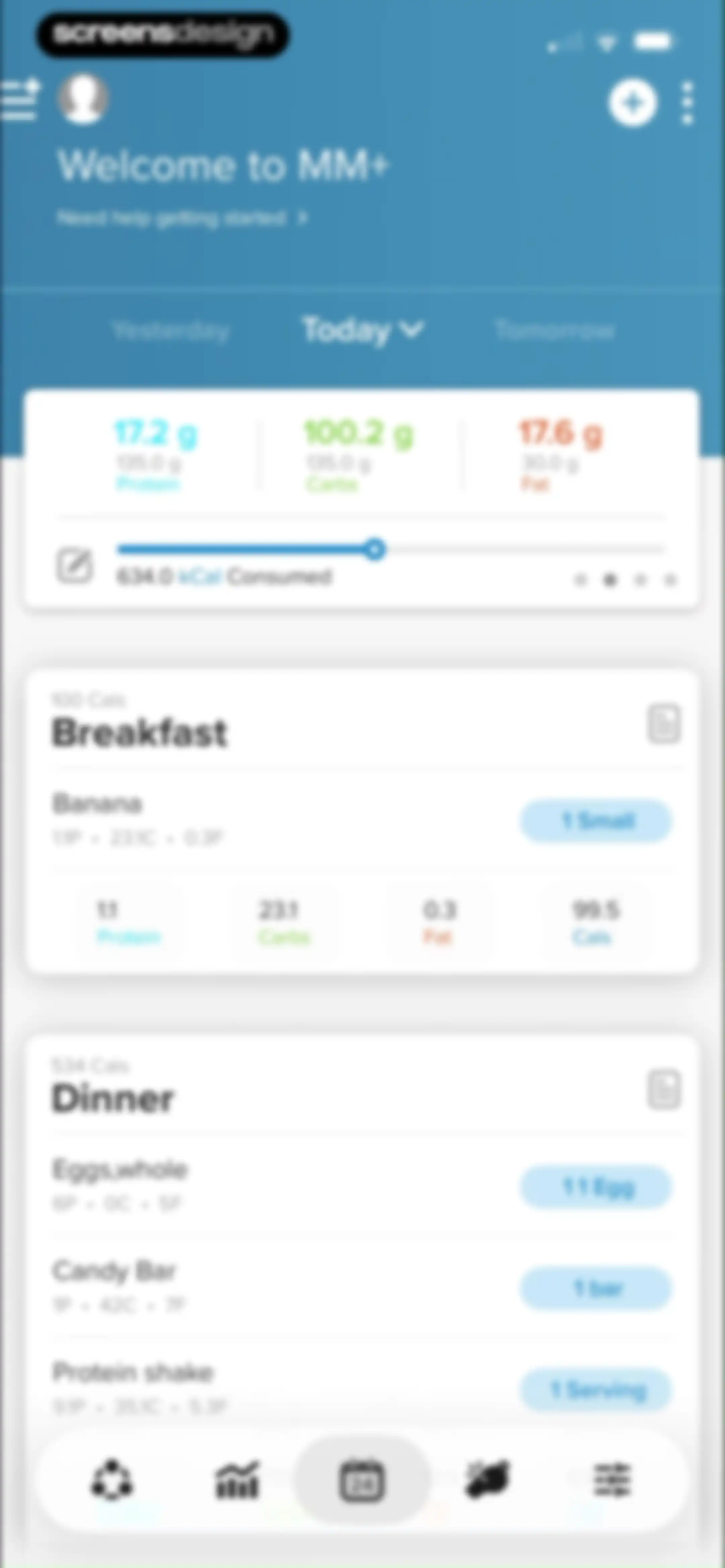 My Macros+ | Macro Tracker screen 97