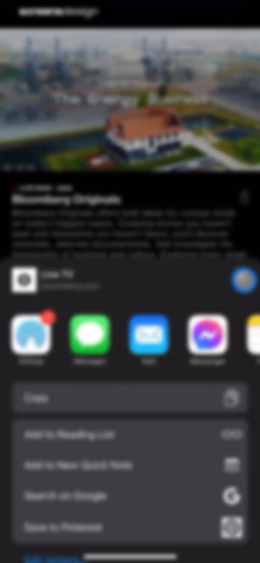 Bloomberg: Business News Daily screen 54
