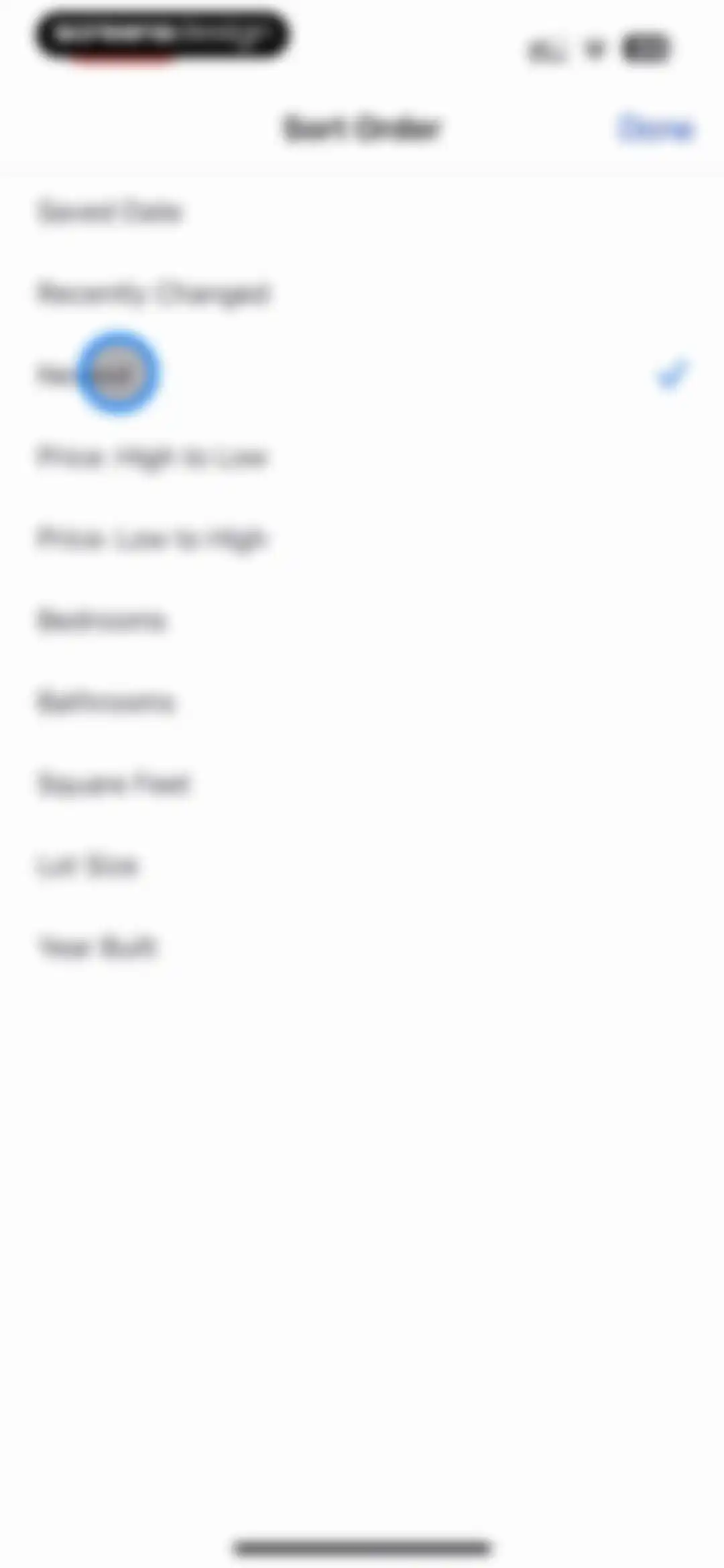 Zillow Real Estate & Rentals screen 157